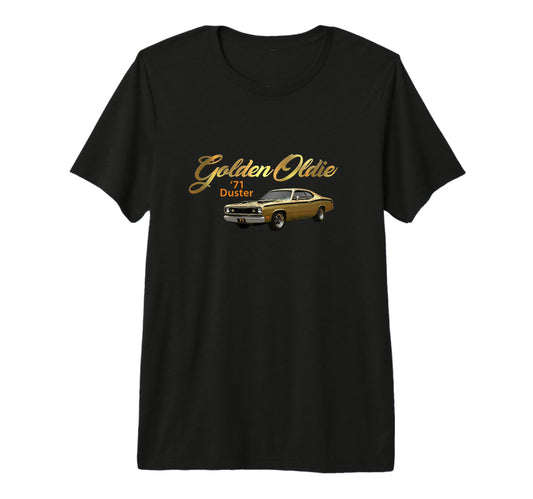 1971 Duster Car American Muscle Car T-Shirt - Casual Everyday Wear Unisex - T-Shirt, Sweatshirt, Hoodie