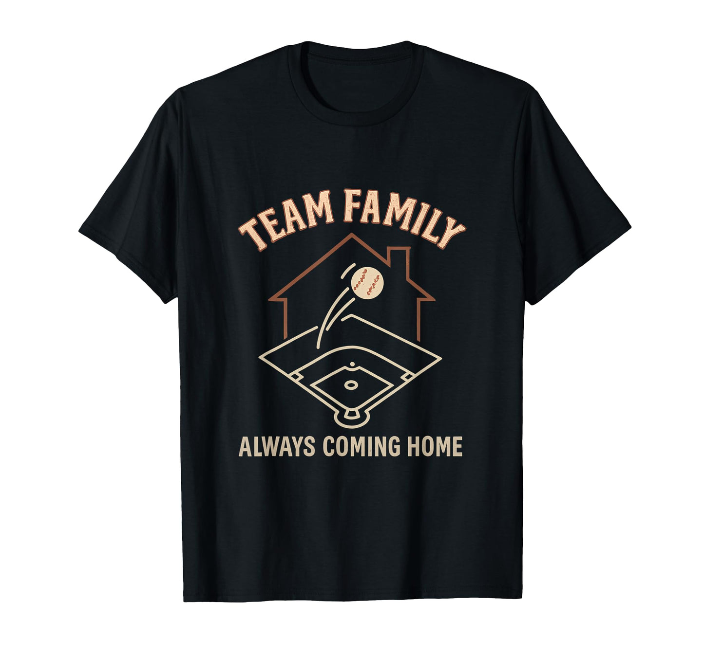 Home Run Family Baseball T-Shirt - Aesthetic Graphic Men Women - T-Shirt, Sweatshirt, Hoodie