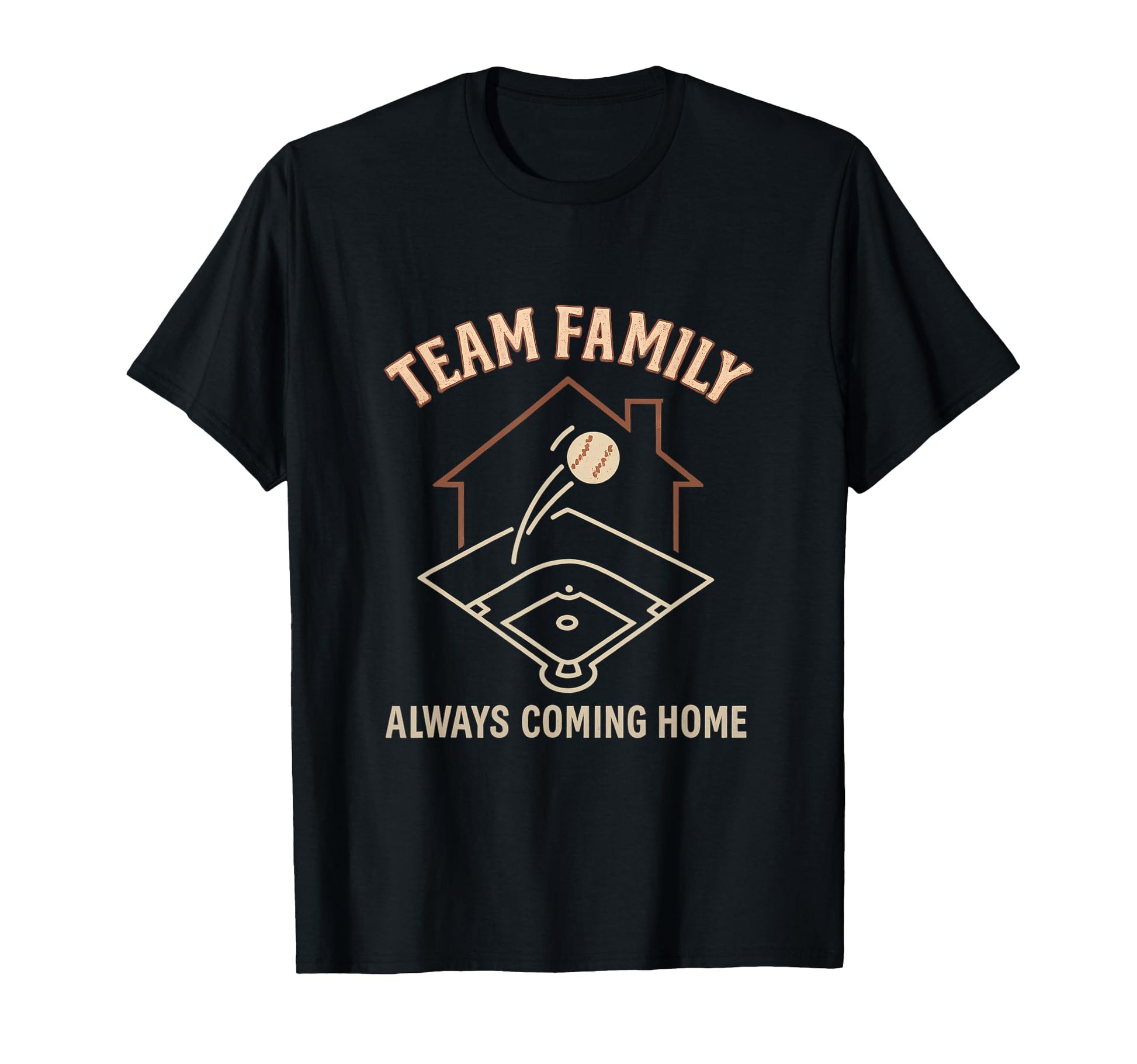 Home Run Family Baseball T-Shirt - Aesthetic Graphic Men Women - T-Shirt, Sweatshirt, Hoodie