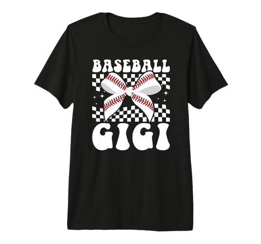 Baseball Gigi Coquette Gigi Baseball T-Shirt - Graphic Print for Adults - T-Shirt, Sweatshirt, Hoodie
