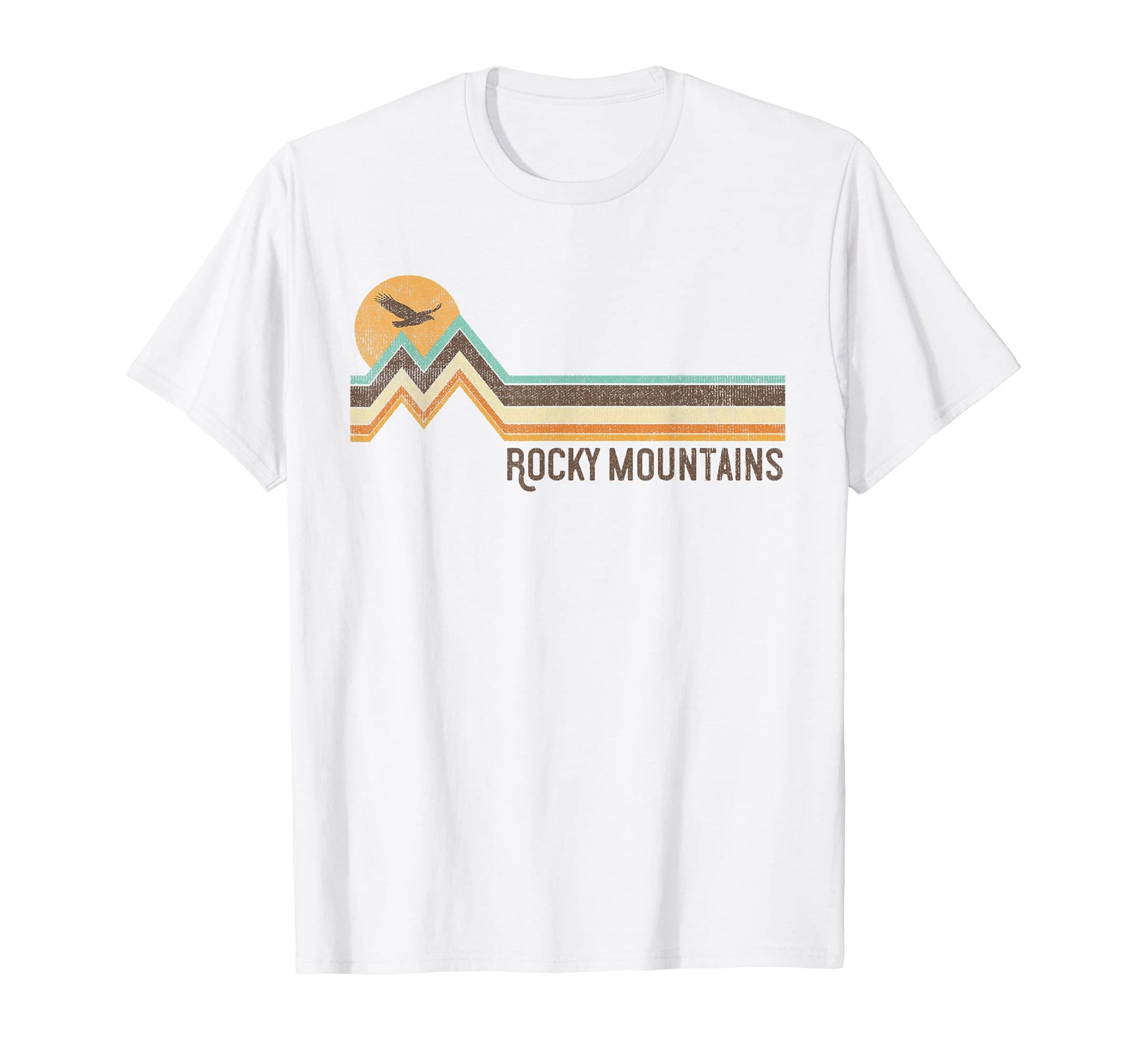 Rocky Mountain National Park 70S T-Shirt - Streetwear Style for Adults - T-Shirt, Sweatshirt, Hoodie