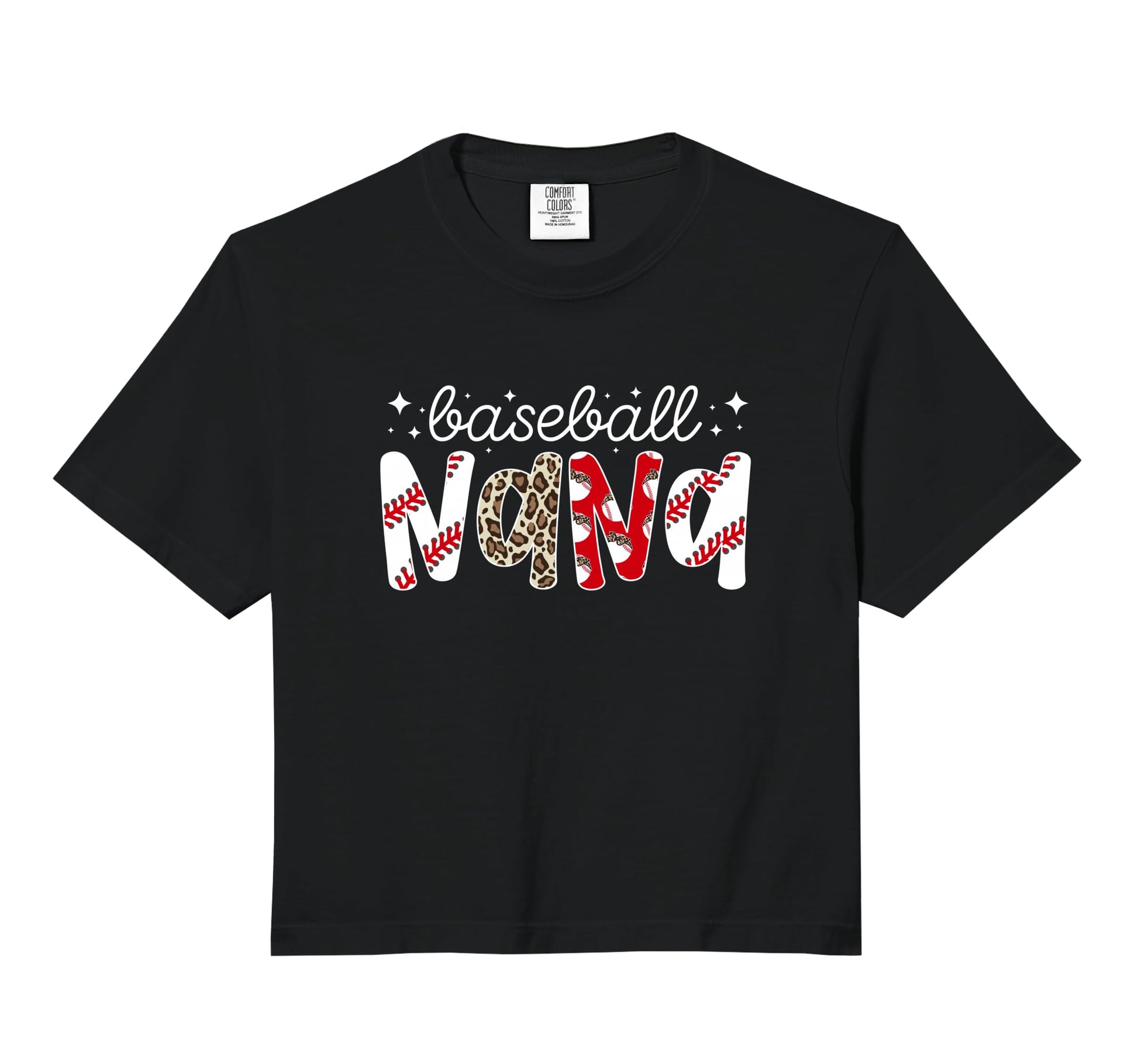 Baseball Nana Leopard Nana Baseball Sweatshirt - Graphic Print Unisex - T-Shirt, Sweatshirt, Hoodie