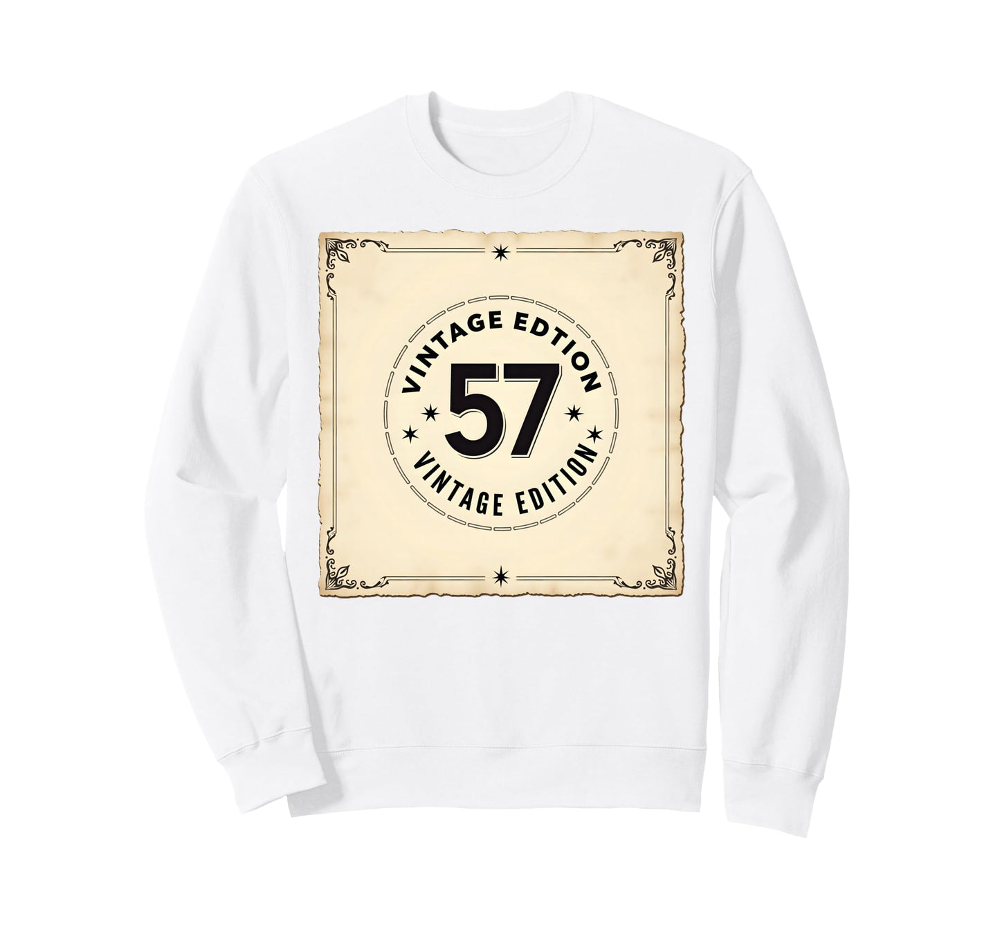 57 Birthday Gift Nostalgia Sweatshirt - Fun Novelty Design Men Women - T-Shirt, Sweatshirt, Hoodie