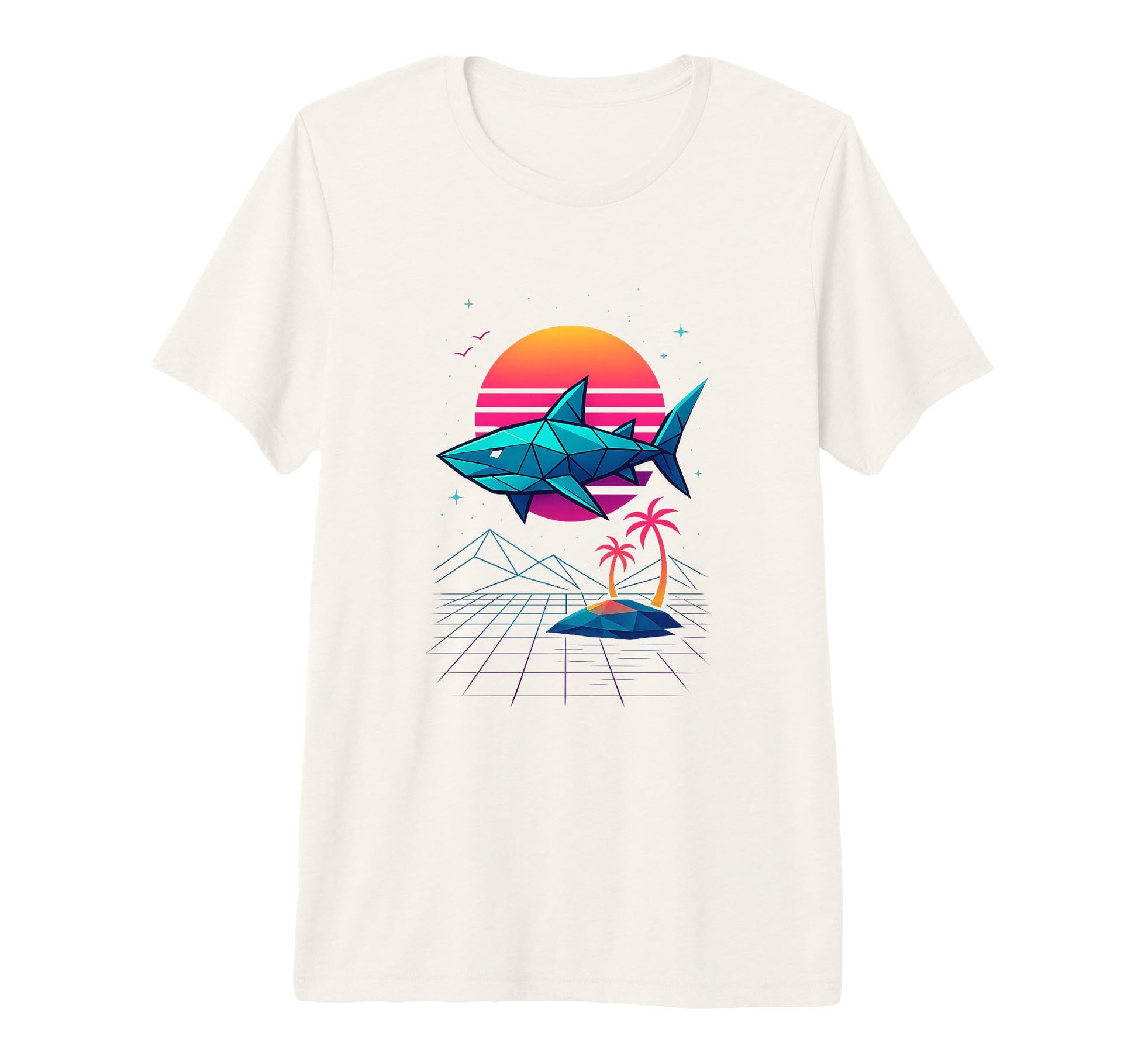 80S Synthwave Tri Blend T-Shirt - Streetwear Style Men Women - T-Shirt, Sweatshirt, Hoodie