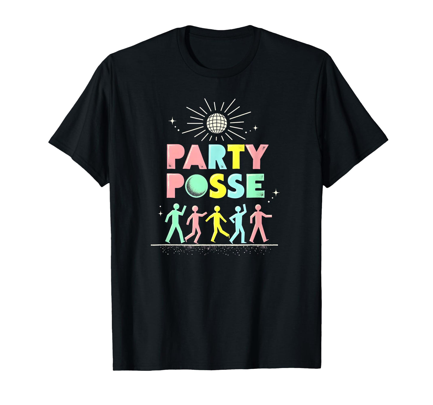 Party Posse Disco Fever Squad Night T-Shirt - Aesthetic Graphic Unisex - T-Shirt, Sweatshirt, Hoodie