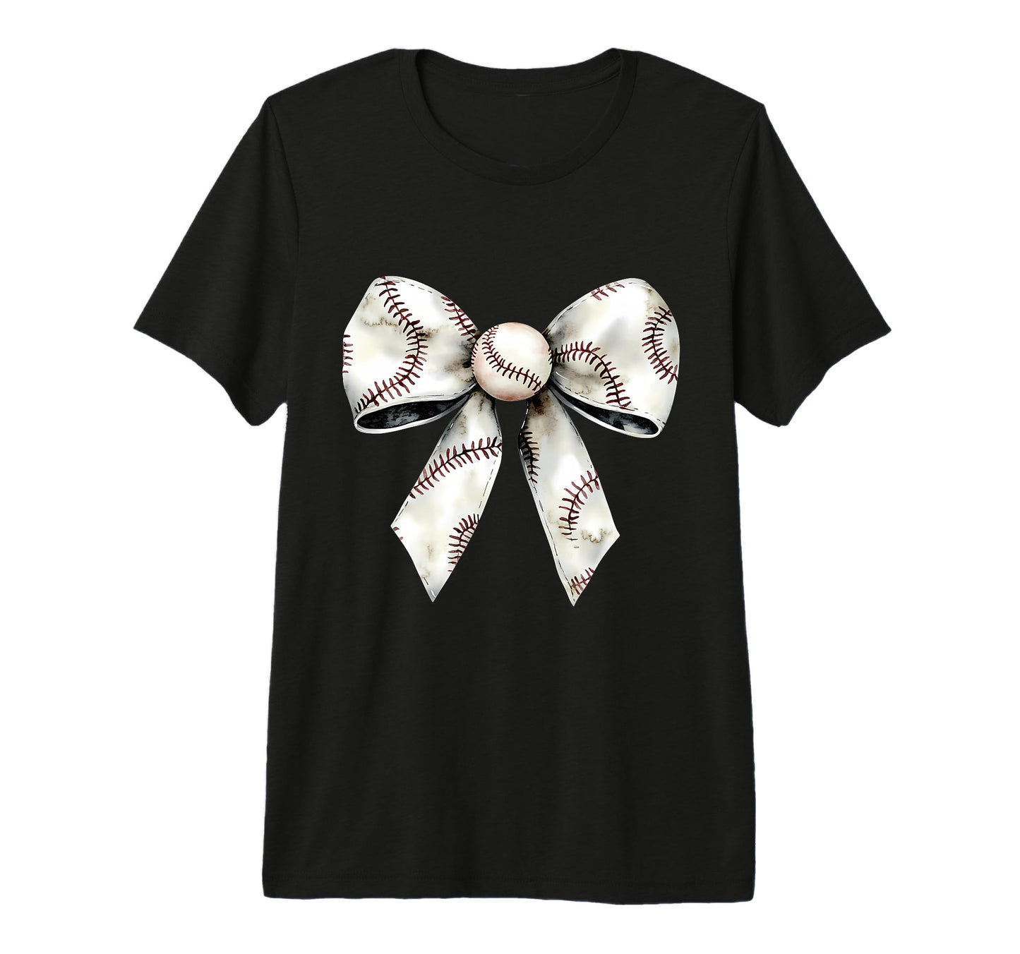 Baseball Coquette Bow Baseball Game T-Shirt - Fun Novelty Design Unisex - T-Shirt, Sweatshirt, Hoodie