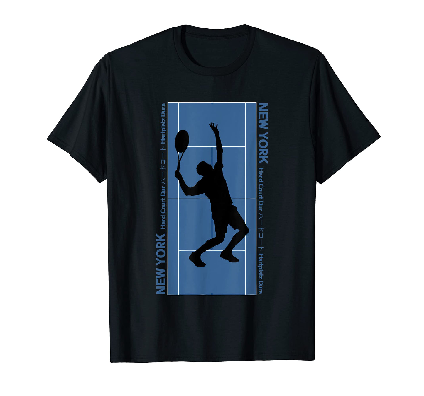 Tennis Serve Grand Slam New York T-Shirt - Fun Novelty Design Unisex - T-Shirt, Sweatshirt, Hoodie