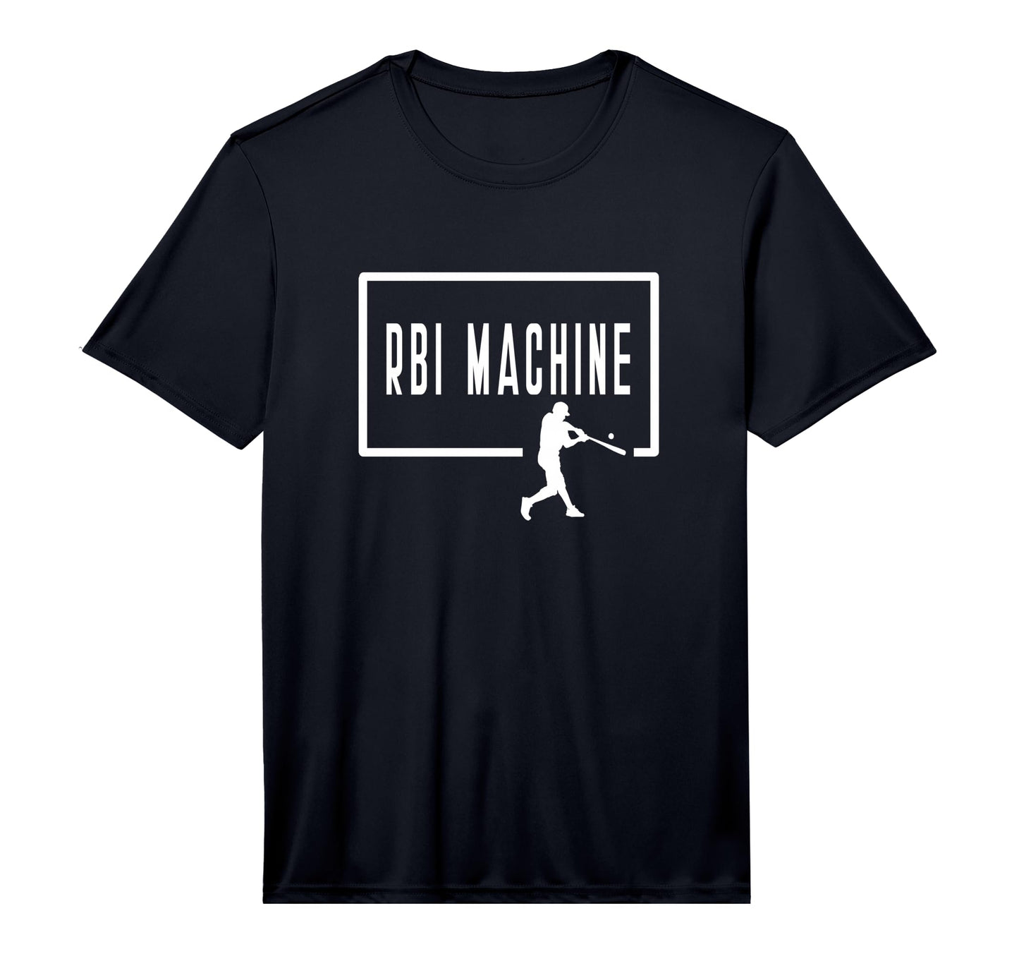 Rbi Machine Baseball Batter Homerun T-Shirt - Minimalist Print Unisex - T-Shirt, Sweatshirt, Hoodie