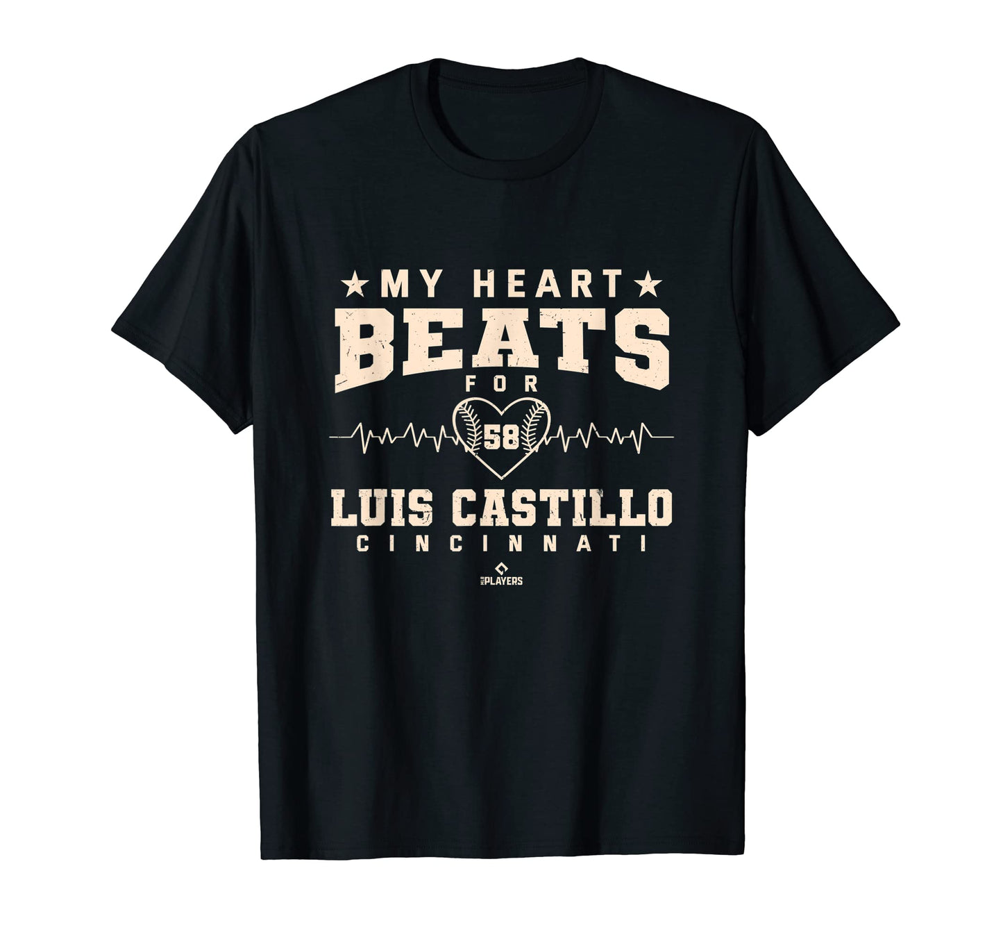 My Heart Beats Luis Castillo Baseball T-Shirt - Graphic Print for Adults - T-Shirt, Sweatshirt, Hoodie