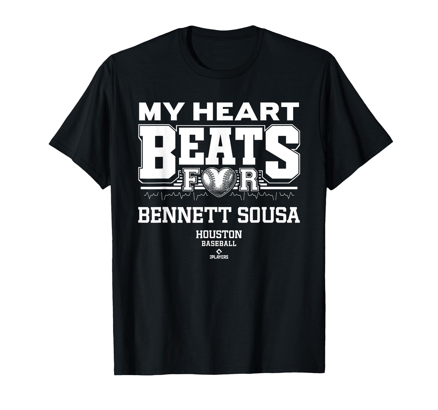 My Heart Beats Bennett Sousa Houston T-Shirt - Streetwear Style for Adults - T-Shirt, Sweatshirt, Hoodie