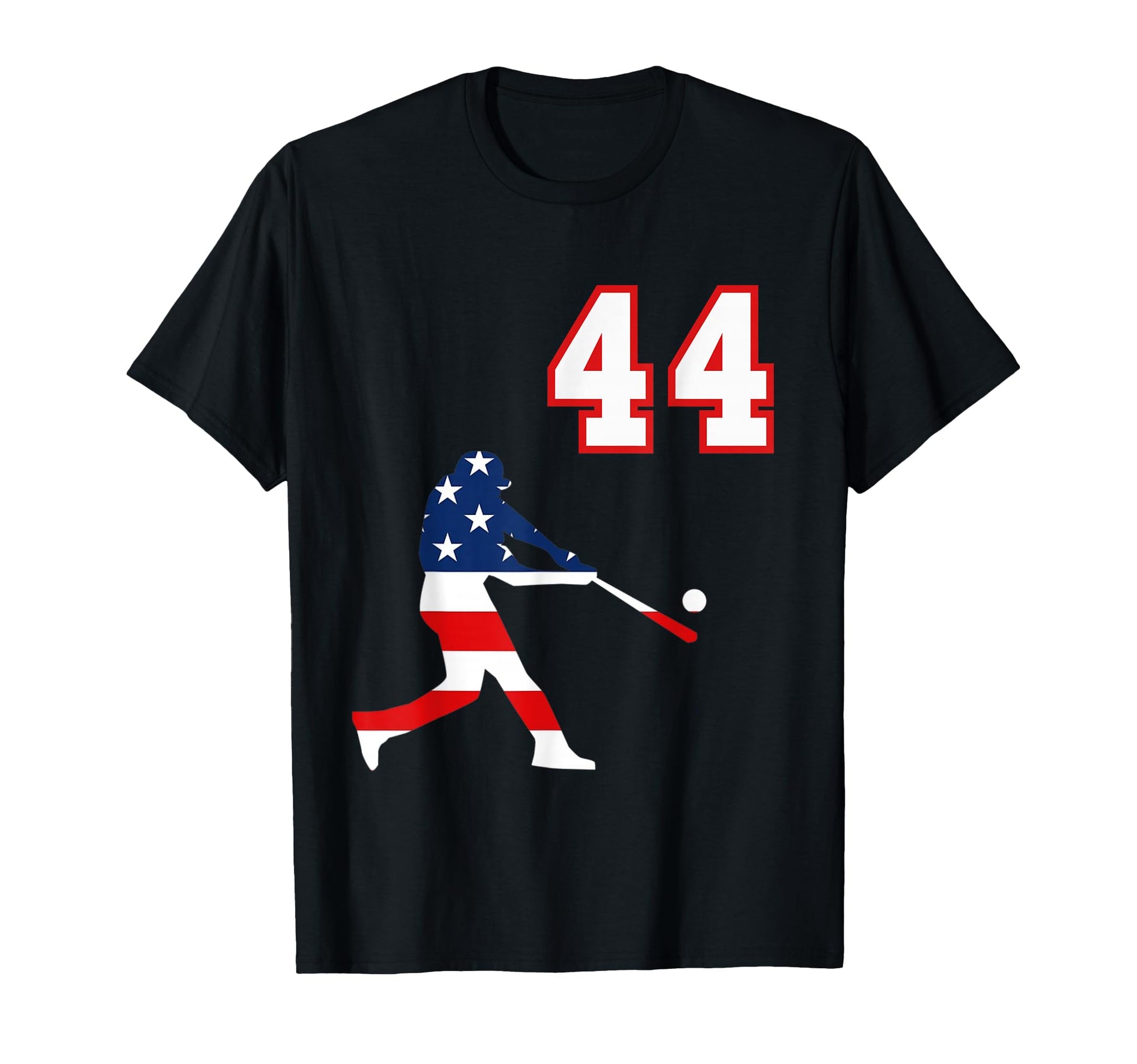 Baseball Player Number 44 T-Shirt - Casual Everyday Wear for Adults - T-Shirt, Sweatshirt, Hoodie