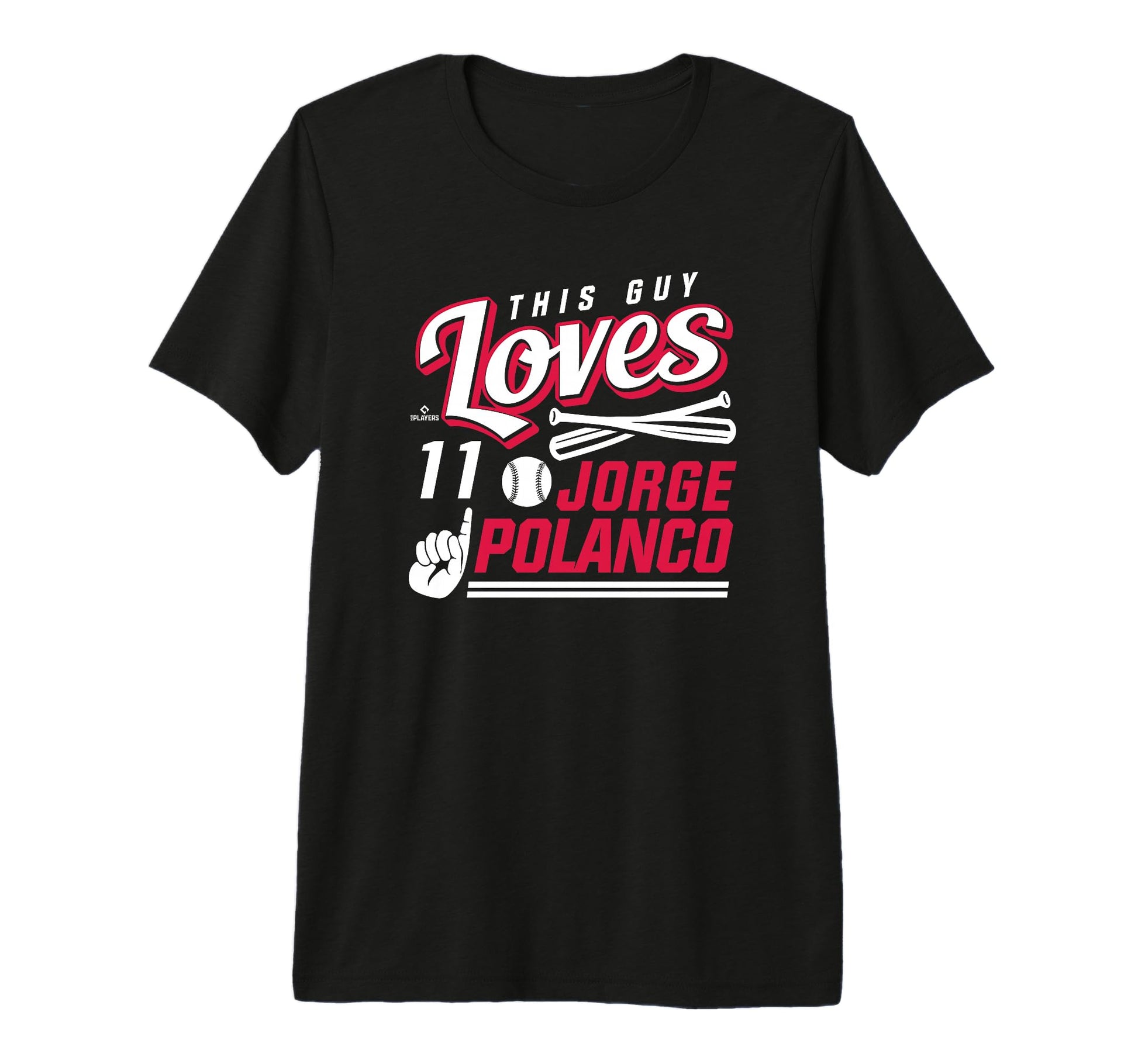 This Guy Loves Jorge Polanco Tri T-Shirt - Casual Everyday Wear Men Women - T-Shirt, Sweatshirt, Hoodie