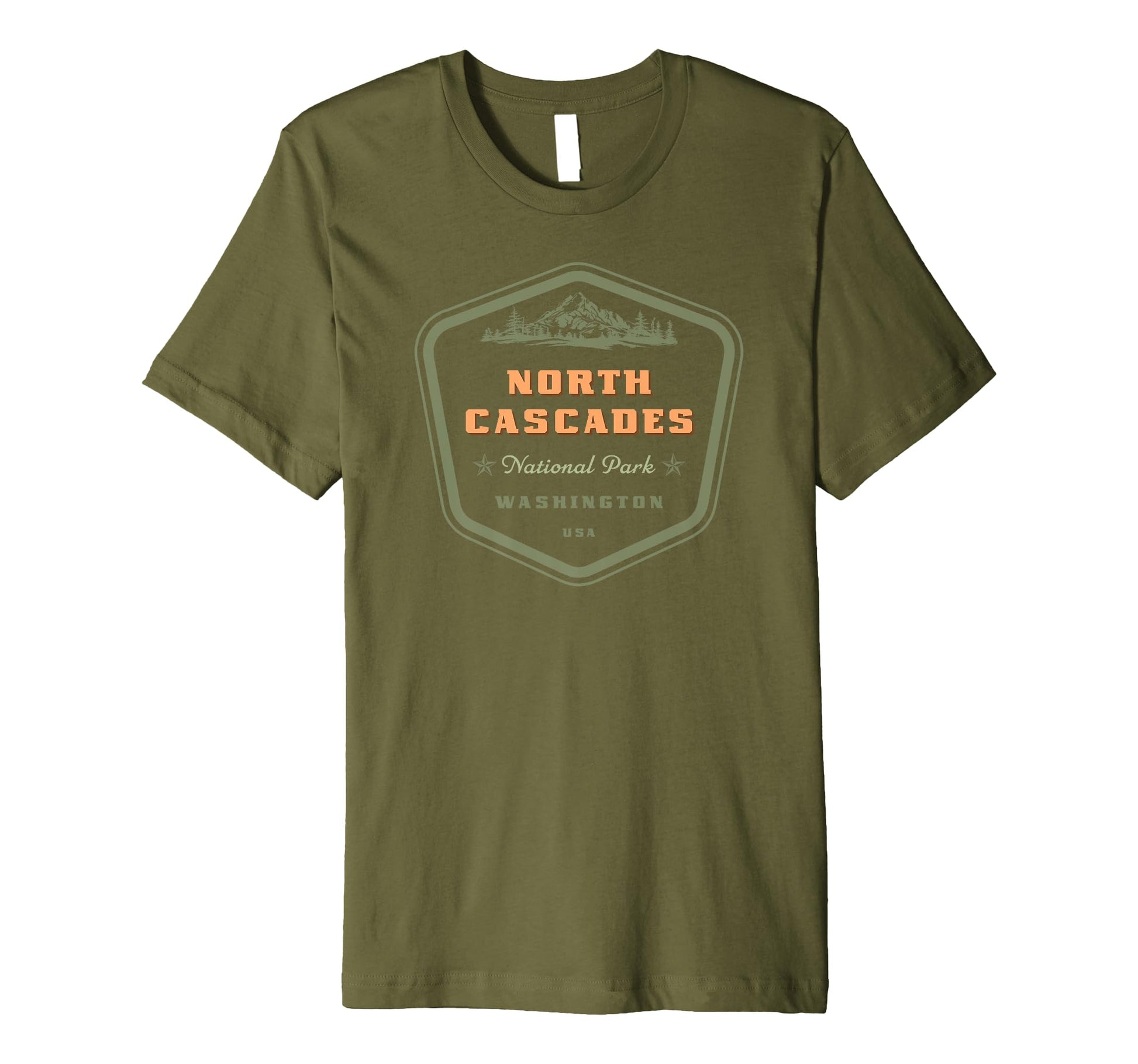 North Cascades National Park T-Shirt - Fun Novelty Design Men Women - T-Shirt, Sweatshirt, Hoodie