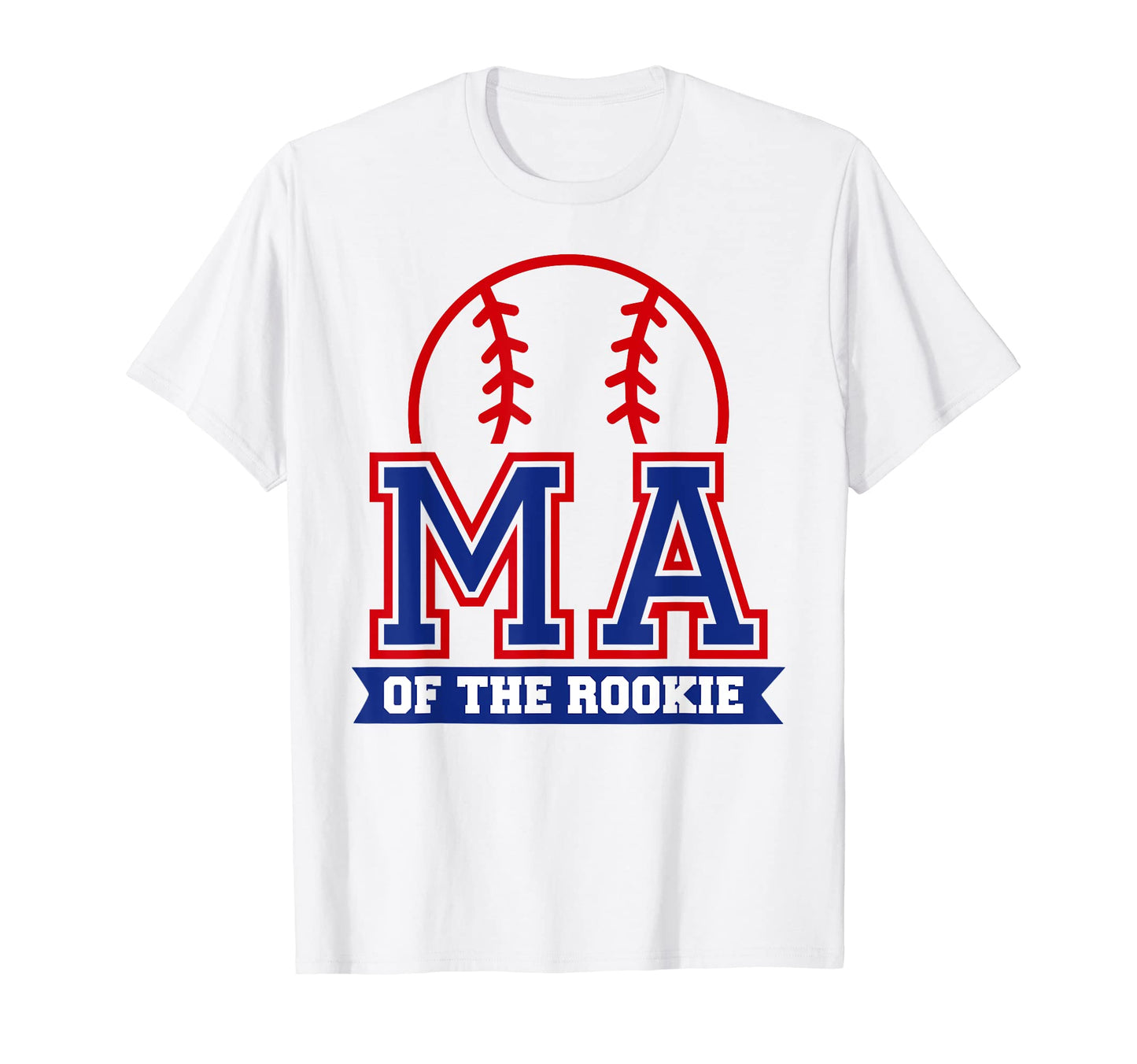 Ma Rookie 1St Birthday Baseball Theme T-Shirt - Minimalist Print Unisex - T-Shirt, Sweatshirt, Hoodie