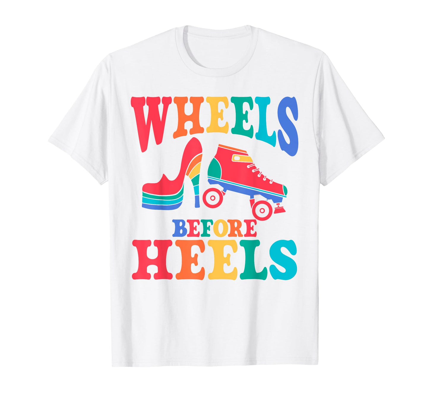 Roller Skating Skate 1970S Wheels Before T-Shirt - Trendy Graphic Unisex - T-Shirt, Sweatshirt, Hoodie
