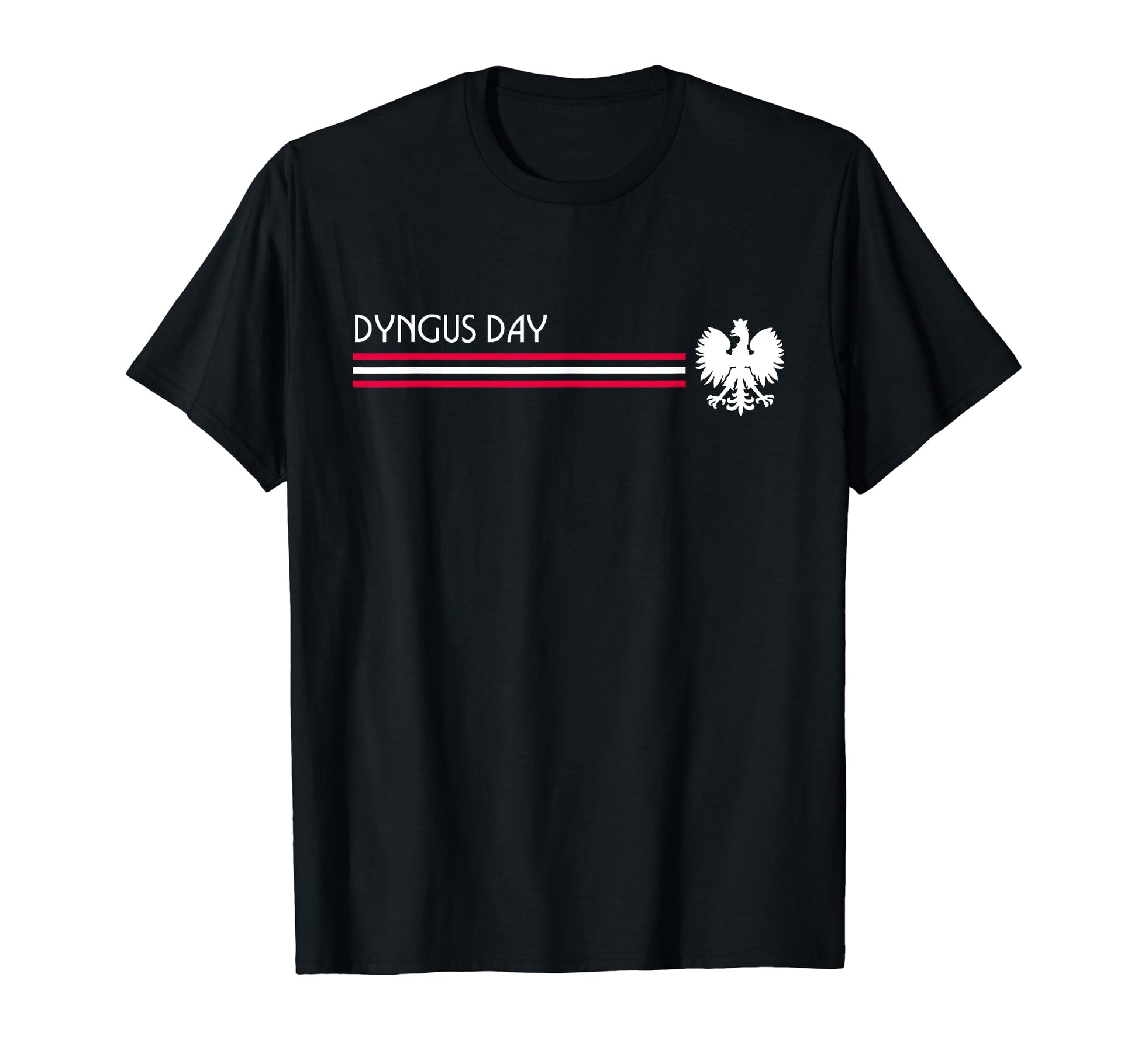 Dyngus Day Striped Polish American T-Shirt - Fun Novelty Design Unisex - T-Shirt, Sweatshirt, Hoodie
