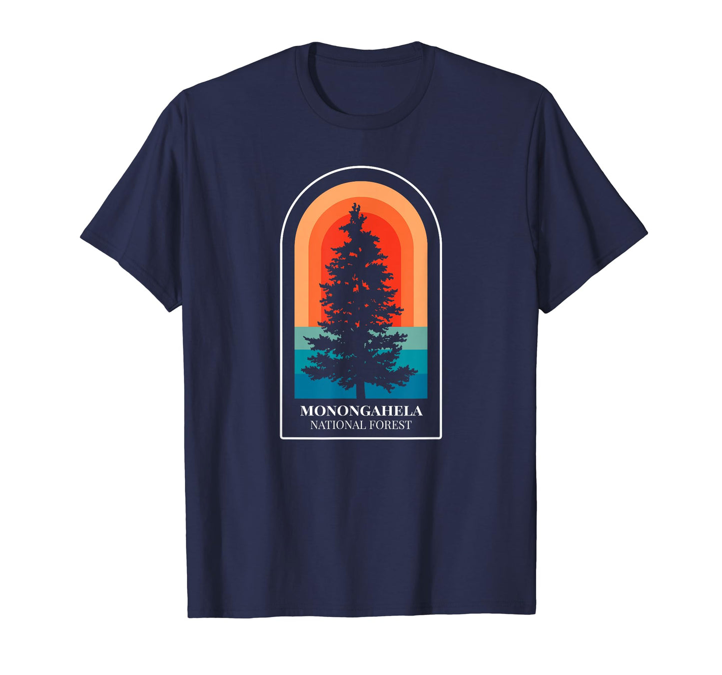 Monongahela National Forest West T-Shirt - Custom Art Print Men Women - T-Shirt, Sweatshirt, Hoodie