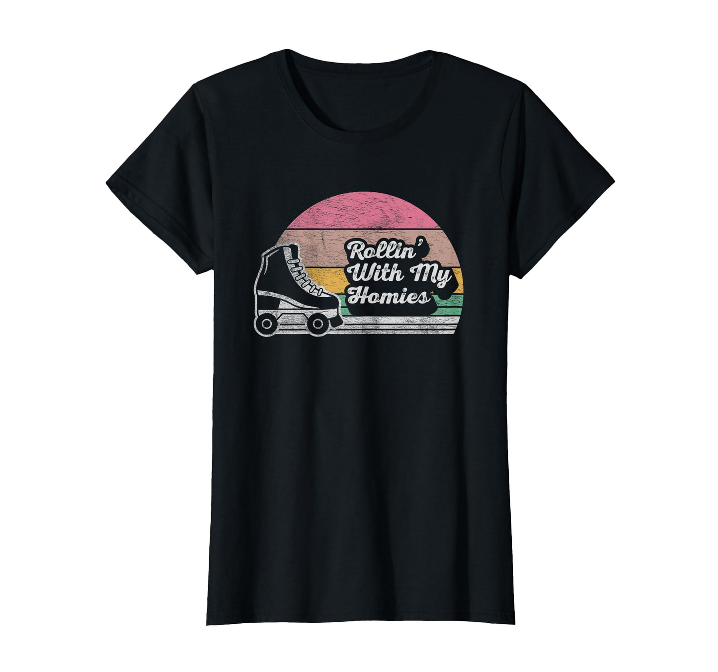 Nice N Rollin My Homies Roller Skating T-Shirt - Streetwear Style Unisex - T-Shirt, Sweatshirt, Hoodie