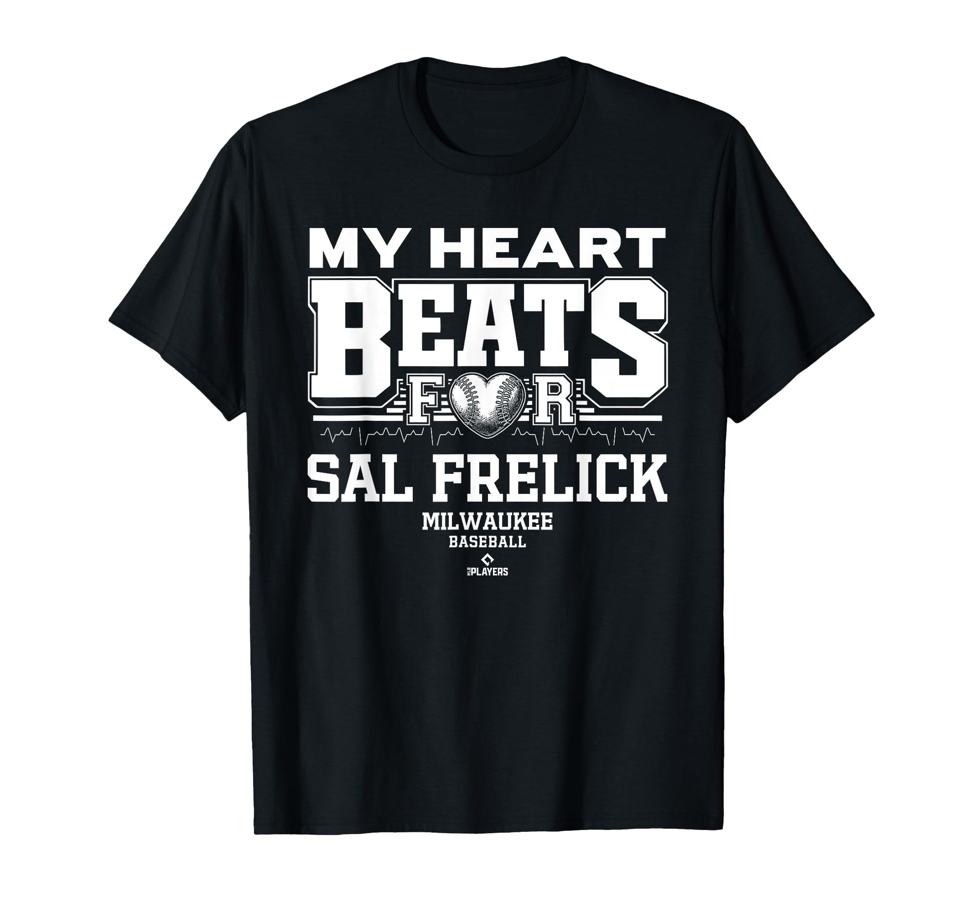 My Heart Beats Sal Frelick Milwaukee T-Shirt - Streetwear Style for Adults - T-Shirt, Sweatshirt, Hoodie