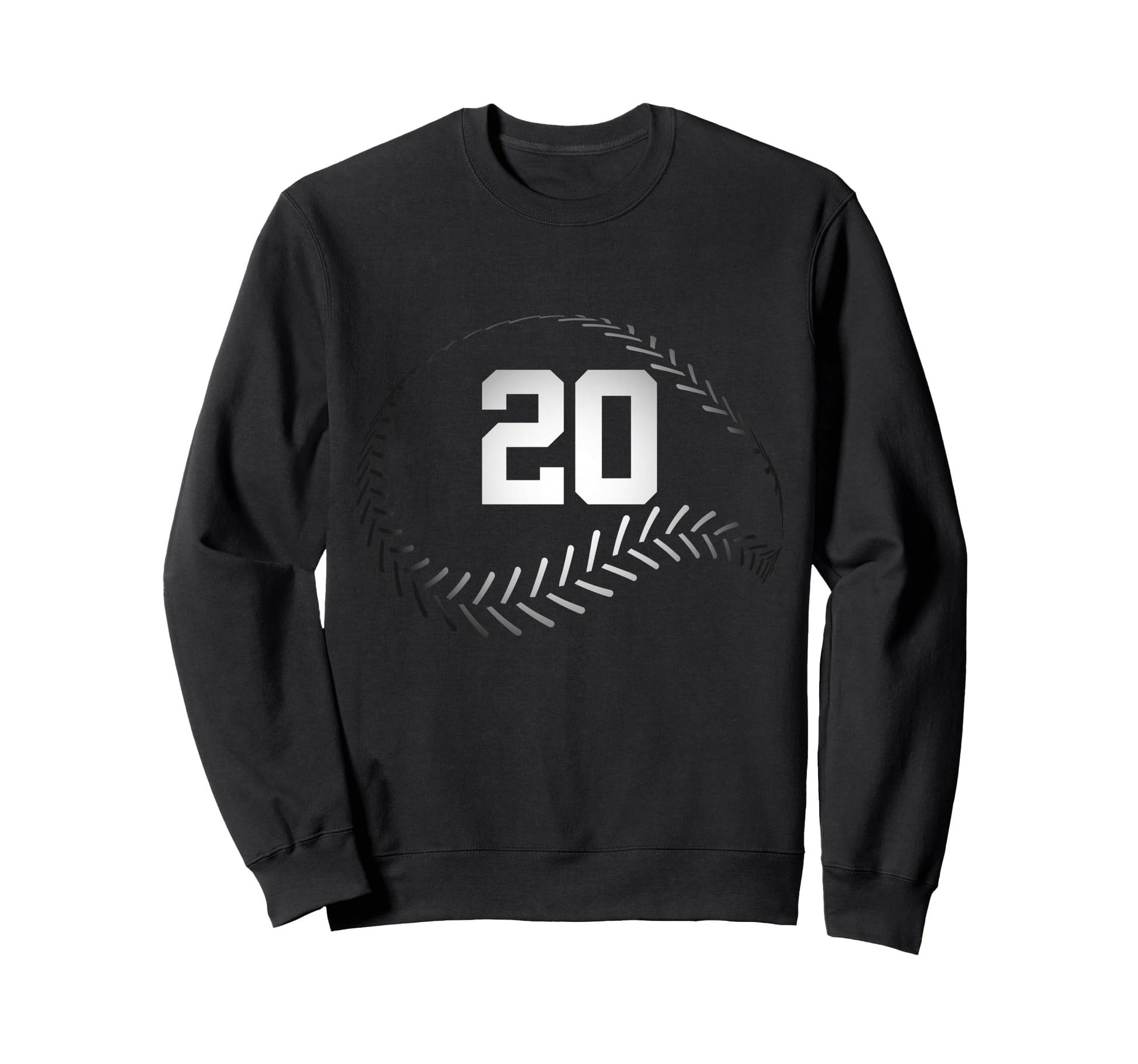 Number 20 Years Baseball 20Th Sweatshirt - Fun Novelty Design Unisex - T-Shirt, Sweatshirt, Hoodie