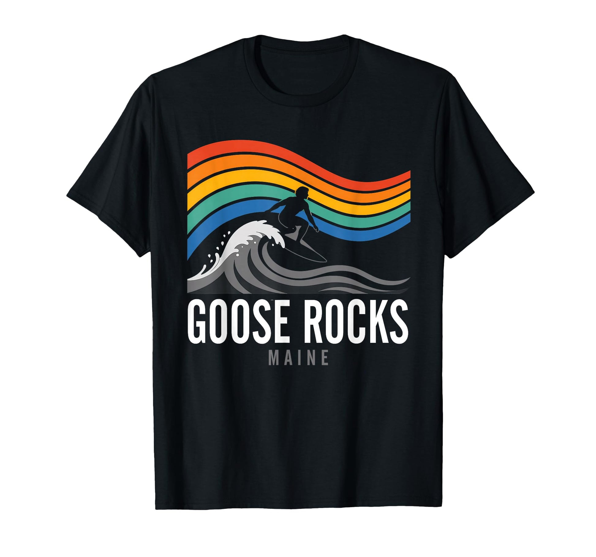 Goose Rocks Beach Maine T-Shirt - Casual Everyday Wear Men Women - T-Shirt, Sweatshirt, Hoodie