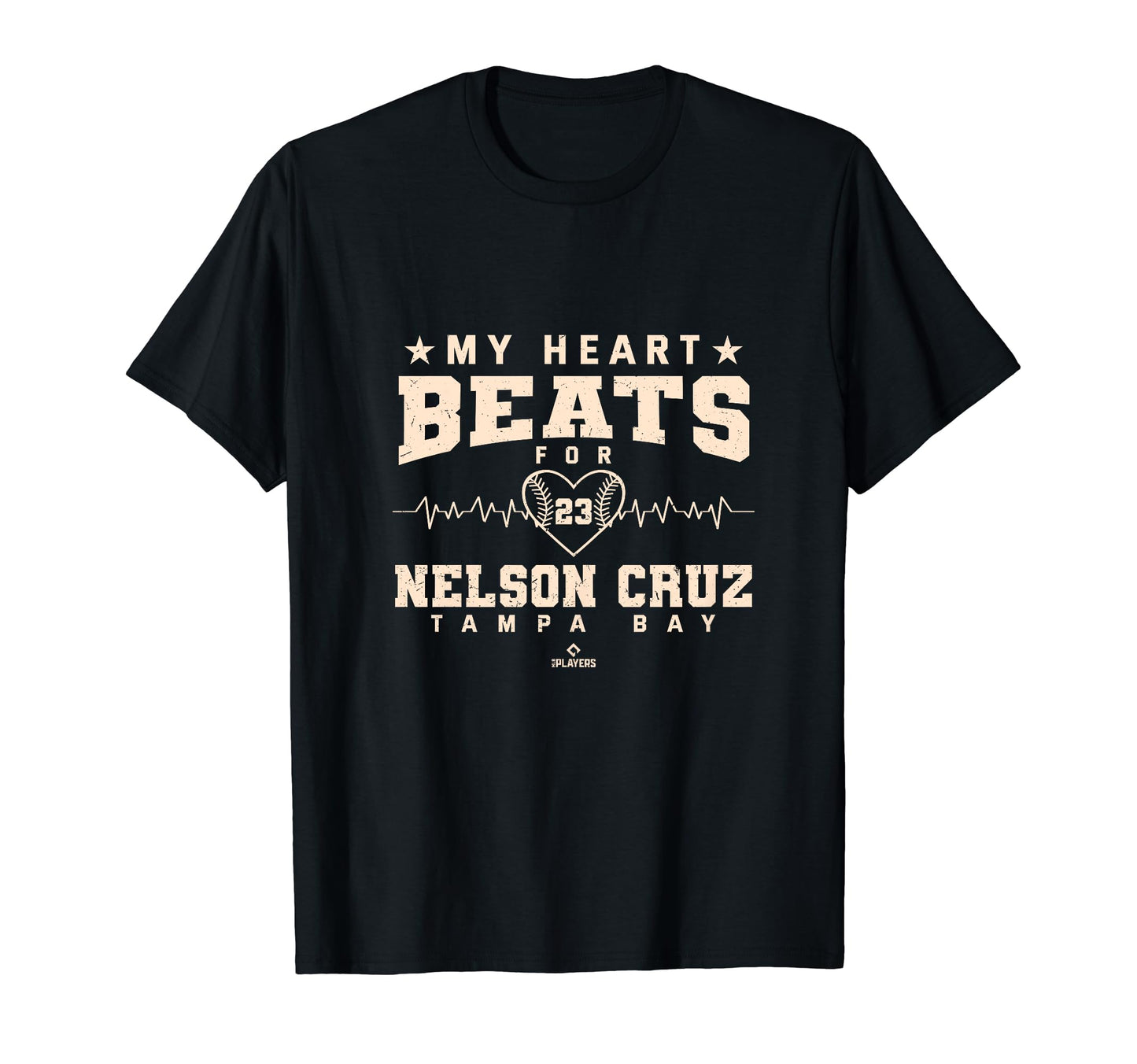 My Heart Beats Nelson Cruz Valentines T-Shirt - Streetwear Style Unisex - T-Shirt, Sweatshirt, Hoodie