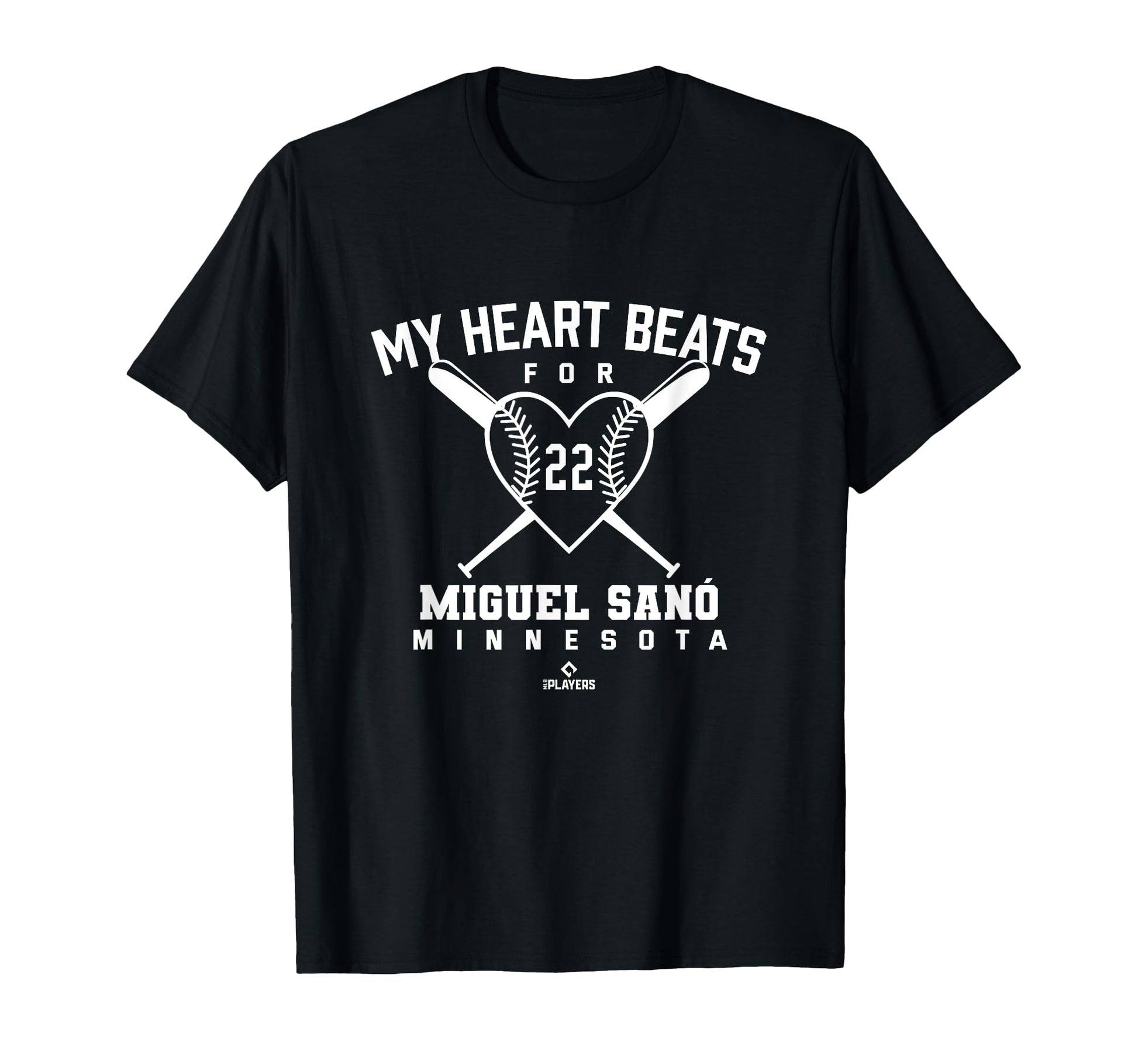 My Heart Beats Miguel Sano T-Shirt - Minimalist Print for Adults - T-Shirt, Sweatshirt, Hoodie