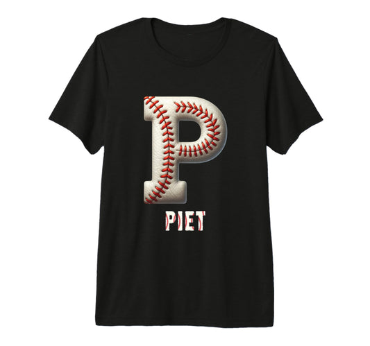 Baseball Home Run Largo Initial Letter T-Shirt - Graphic Print Men Women - T-Shirt, Sweatshirt, Hoodie