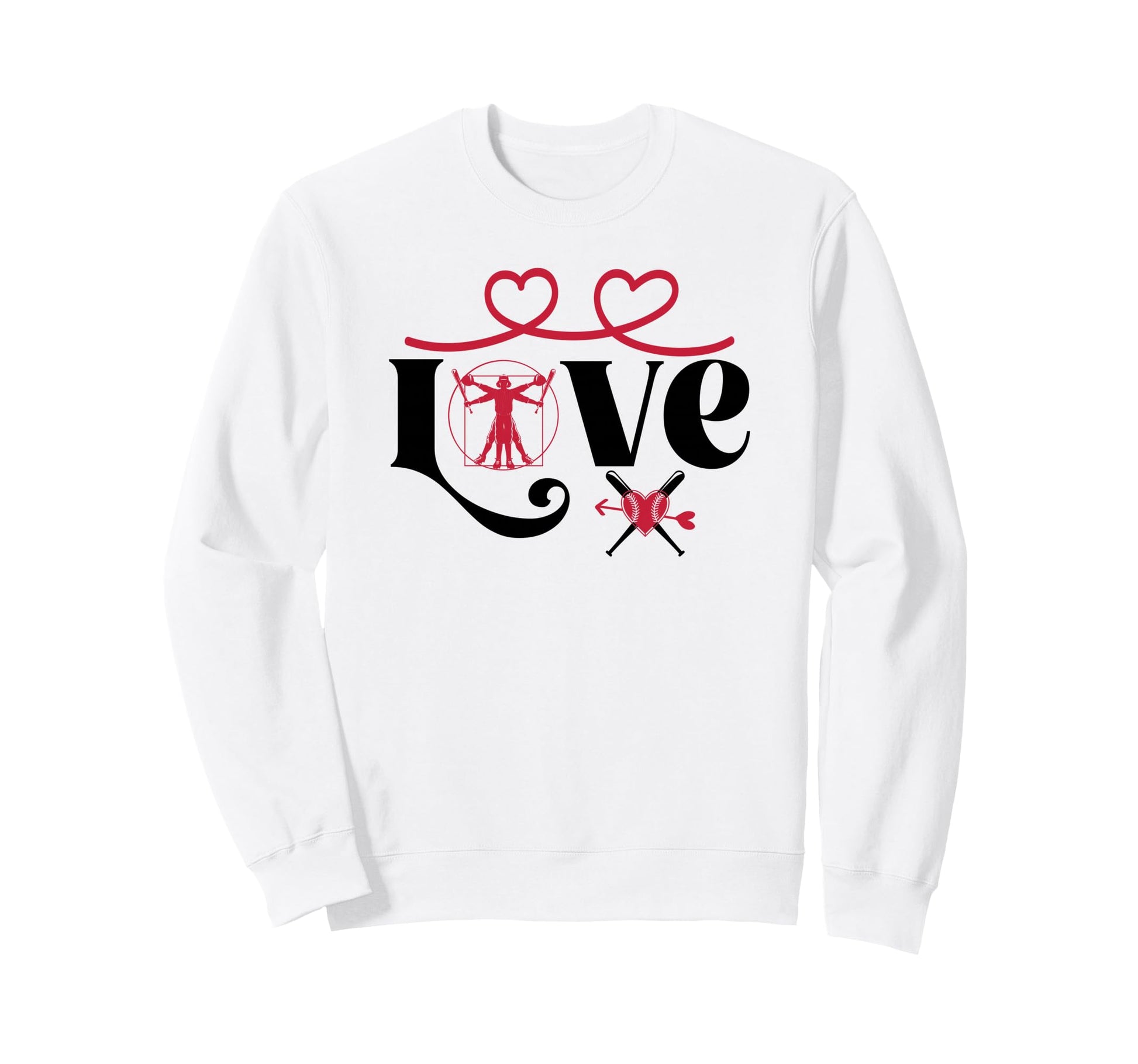 Baseball Softball Baseball Mom Sweatshirt - Minimalist Print Men Women - T-Shirt, Sweatshirt, Hoodie
