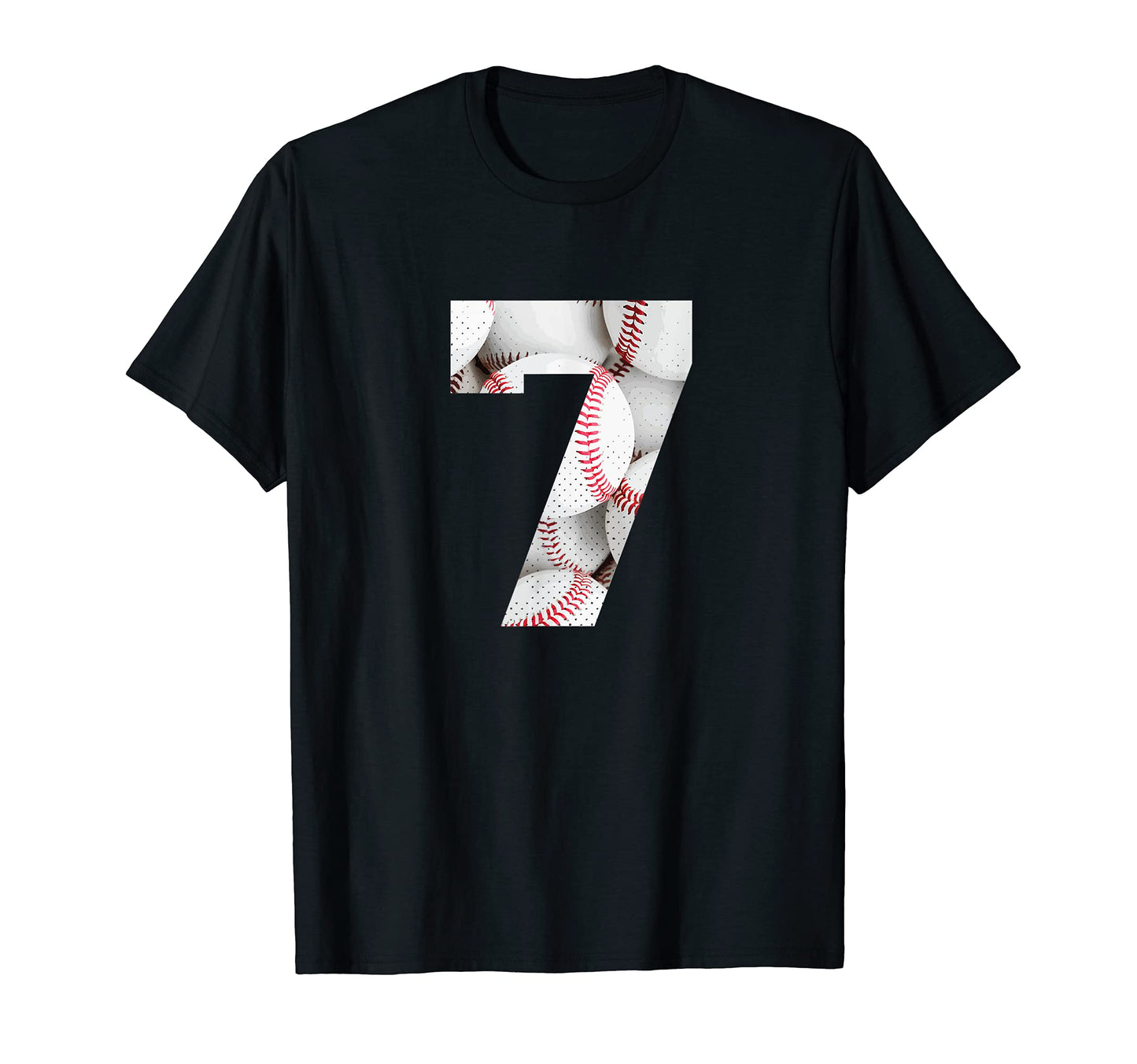 Baseball 7Th Birthday Baseball Player T-Shirt - Trendy Graphic for Adults - T-Shirt, Sweatshirt, Hoodie