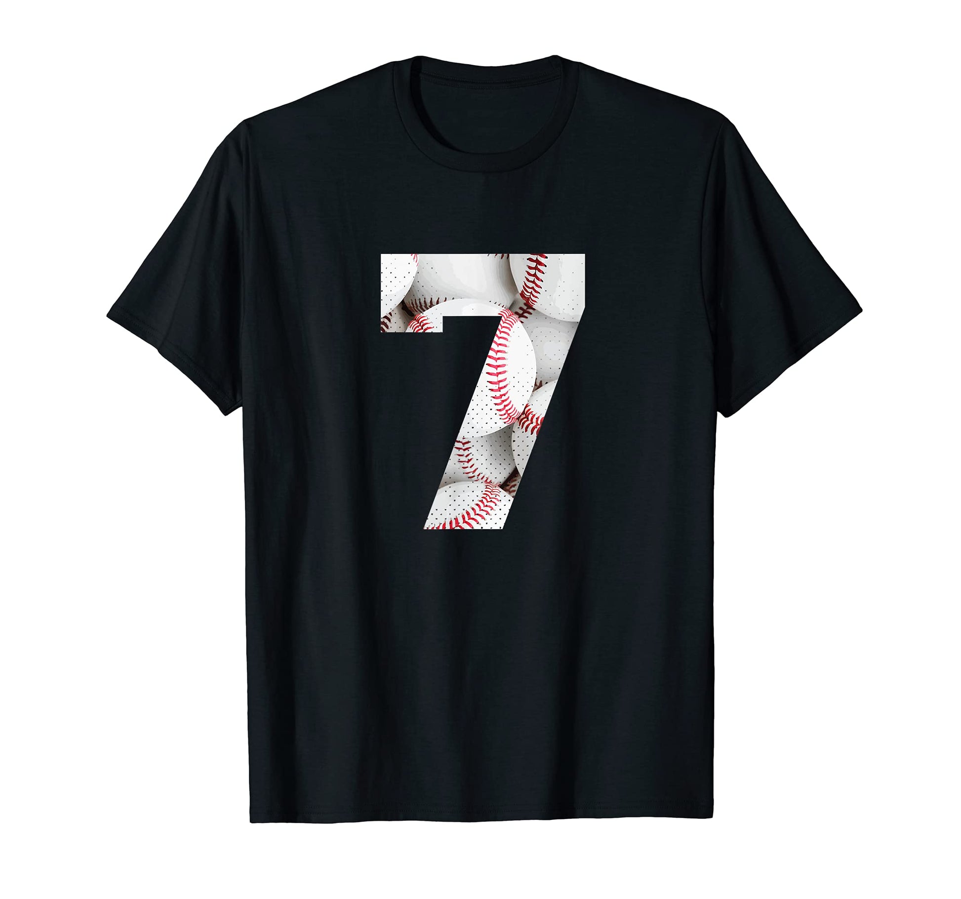 Baseball 7Th Birthday Baseball Player T-Shirt - Trendy Graphic for Adults - T-Shirt, Sweatshirt, Hoodie