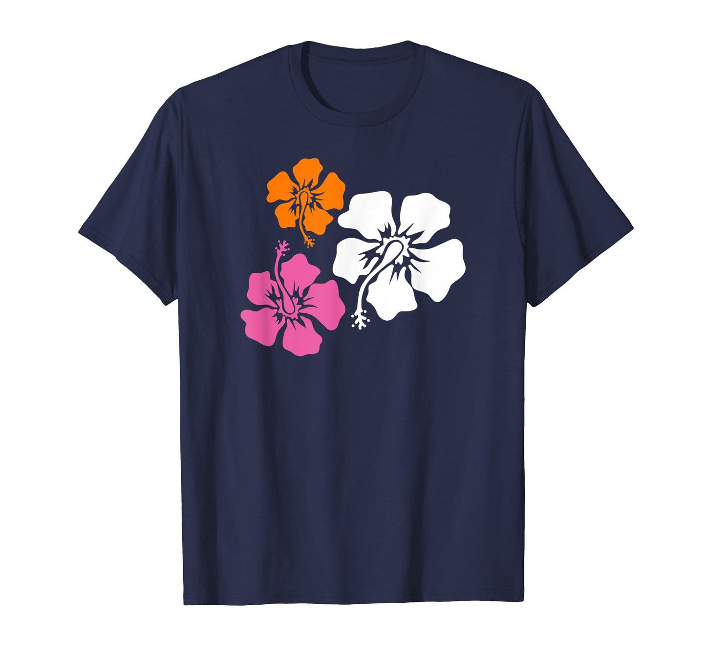 Hibiscus Pattern Y2K Aesthetic 2000S T-Shirt - Aesthetic Graphic Unisex - T-Shirt, Sweatshirt, Hoodie