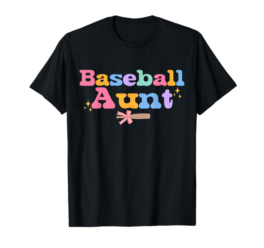 Baseball Aunt Coquette Bow Nephew T-Shirt - Fun Novelty Design for Adults - T-Shirt, Sweatshirt, Hoodie