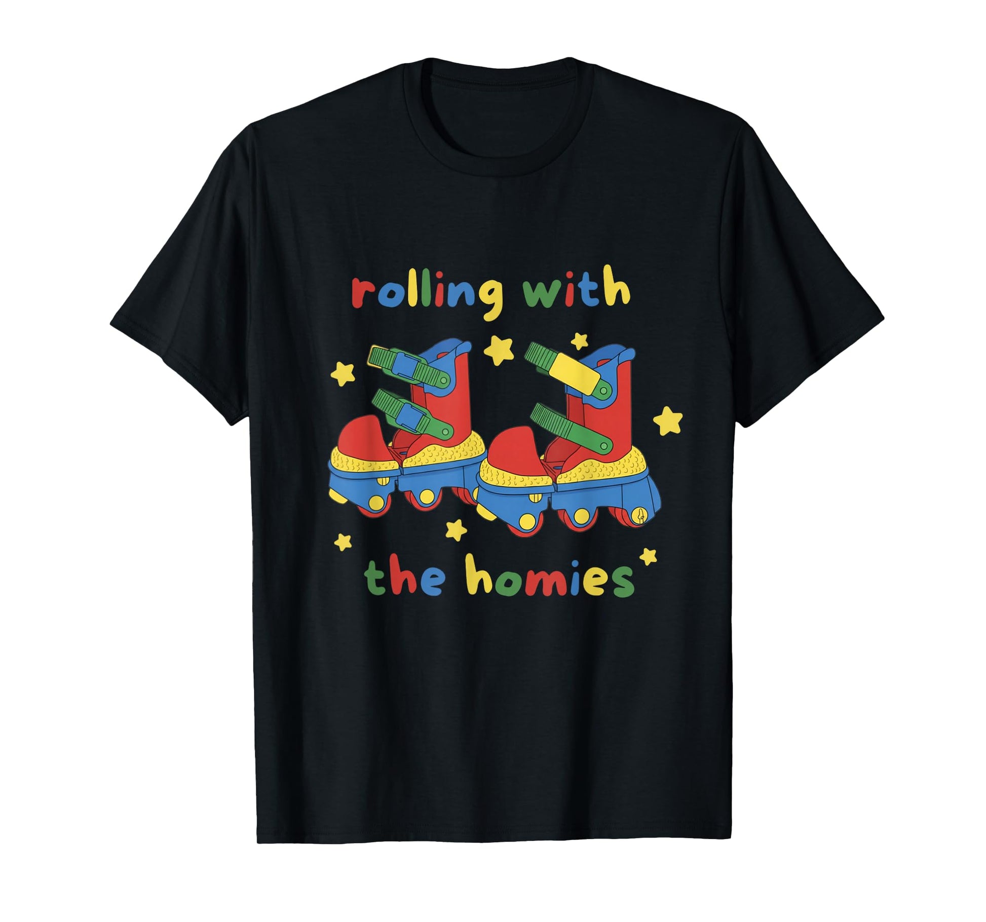 Kidcore Aesthetic Roller Skate Rolling T-Shirt - Trendy Graphic for Adults - T-Shirt, Sweatshirt, Hoodie