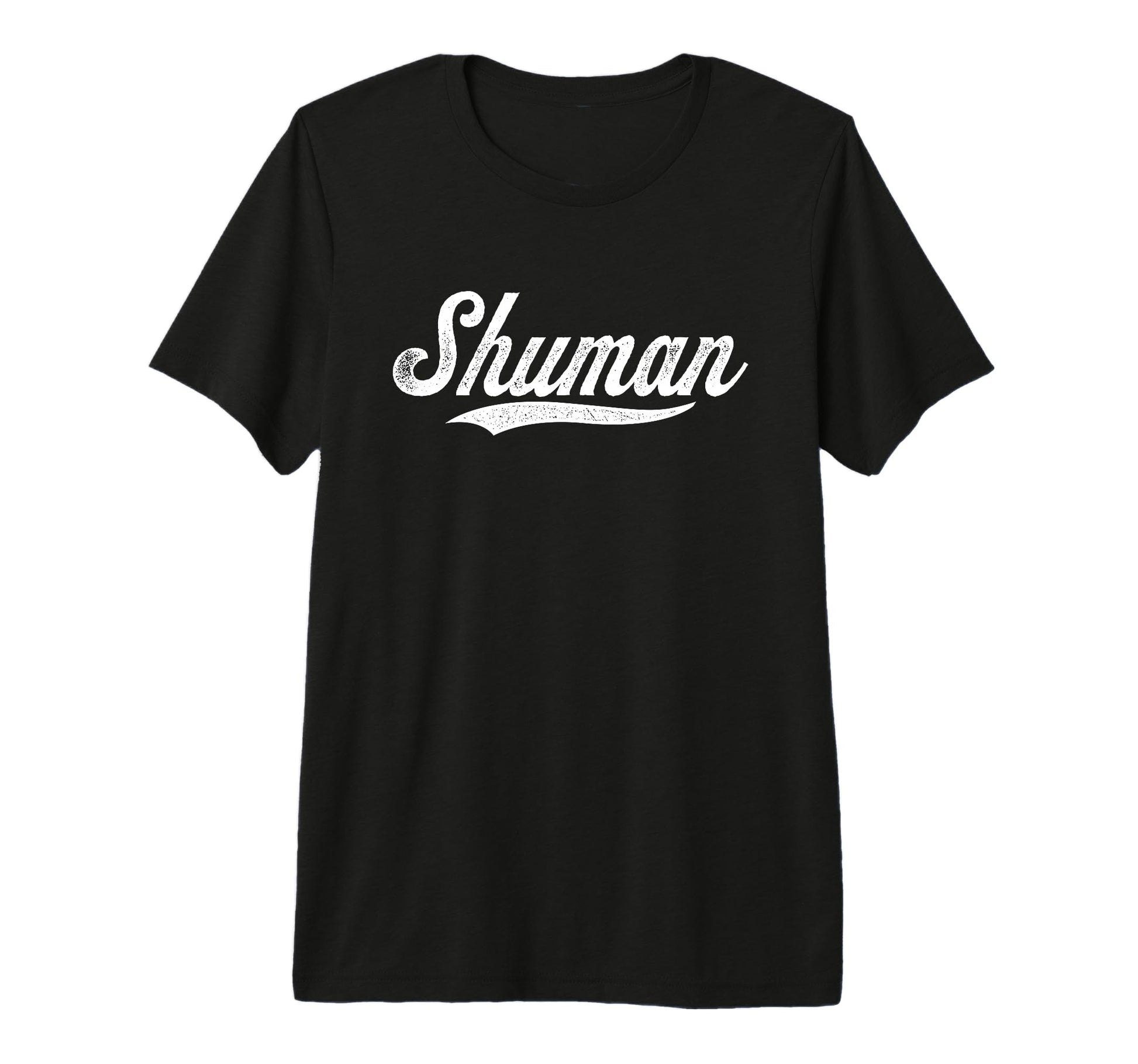 Distressed Script Griffin Shuman T-Shirt - Trendy Graphic Men Women - T-Shirt, Sweatshirt, Hoodie