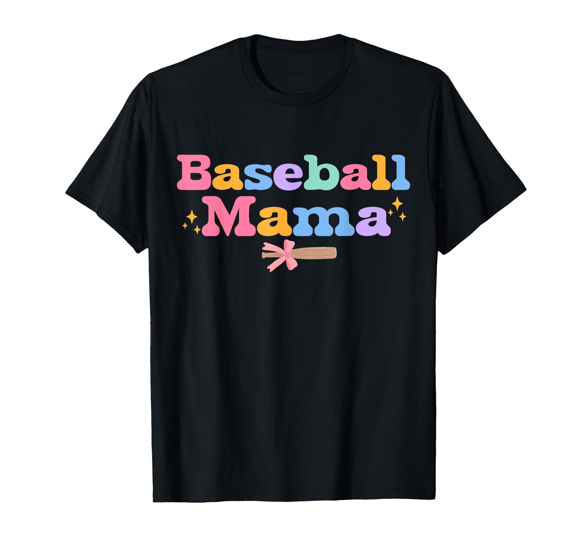 Baseball Mama Coquette Bow Cheer T-Shirt - Minimalist Print Unisex - T-Shirt, Sweatshirt, Hoodie