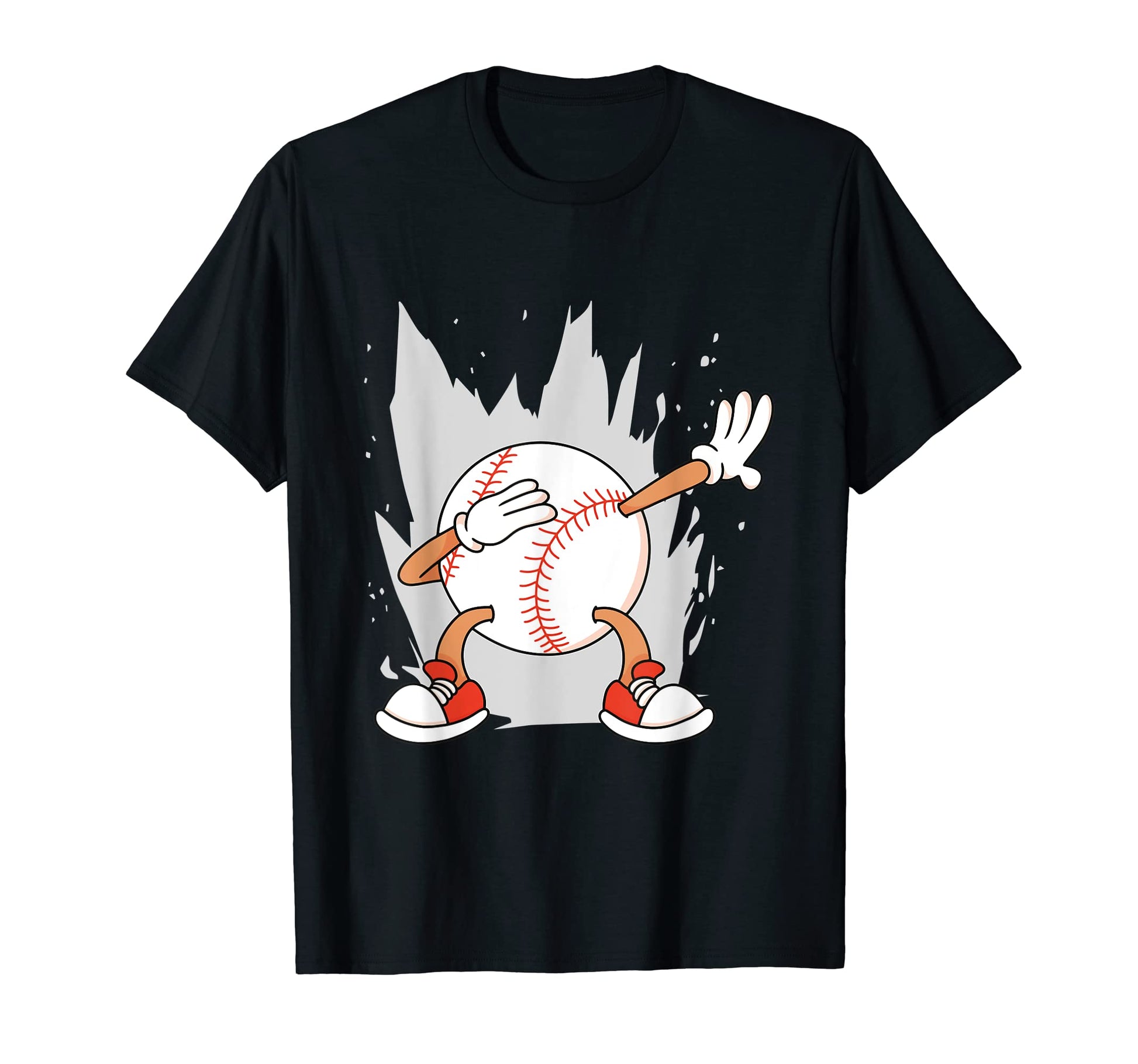 Baseball Game Dabbing Pitcher Dab T-Shirt - Minimalist Print Men Women - T-Shirt, Sweatshirt, Hoodie