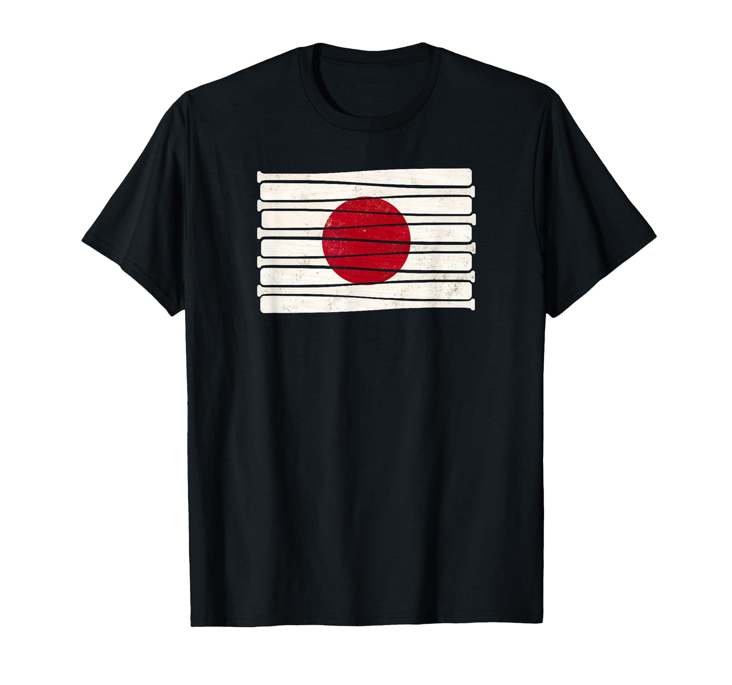 Japanese Baseball Bat Flag T-Shirt - Graphic Print Unisex - T-Shirt, Sweatshirt, Hoodie