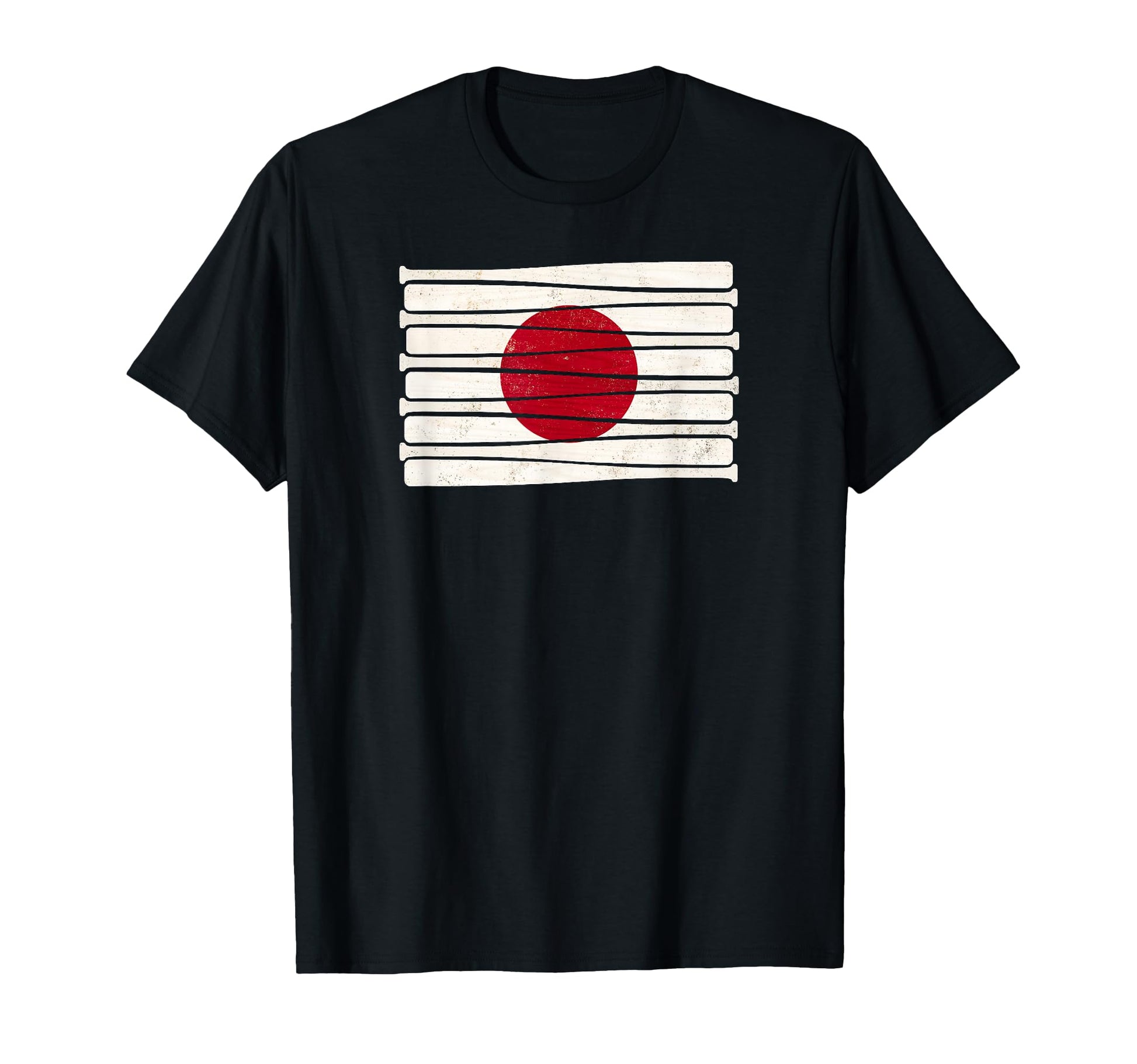 Japanese Baseball Bat Flag T-Shirt - Graphic Print Unisex - T-Shirt, Sweatshirt, Hoodie