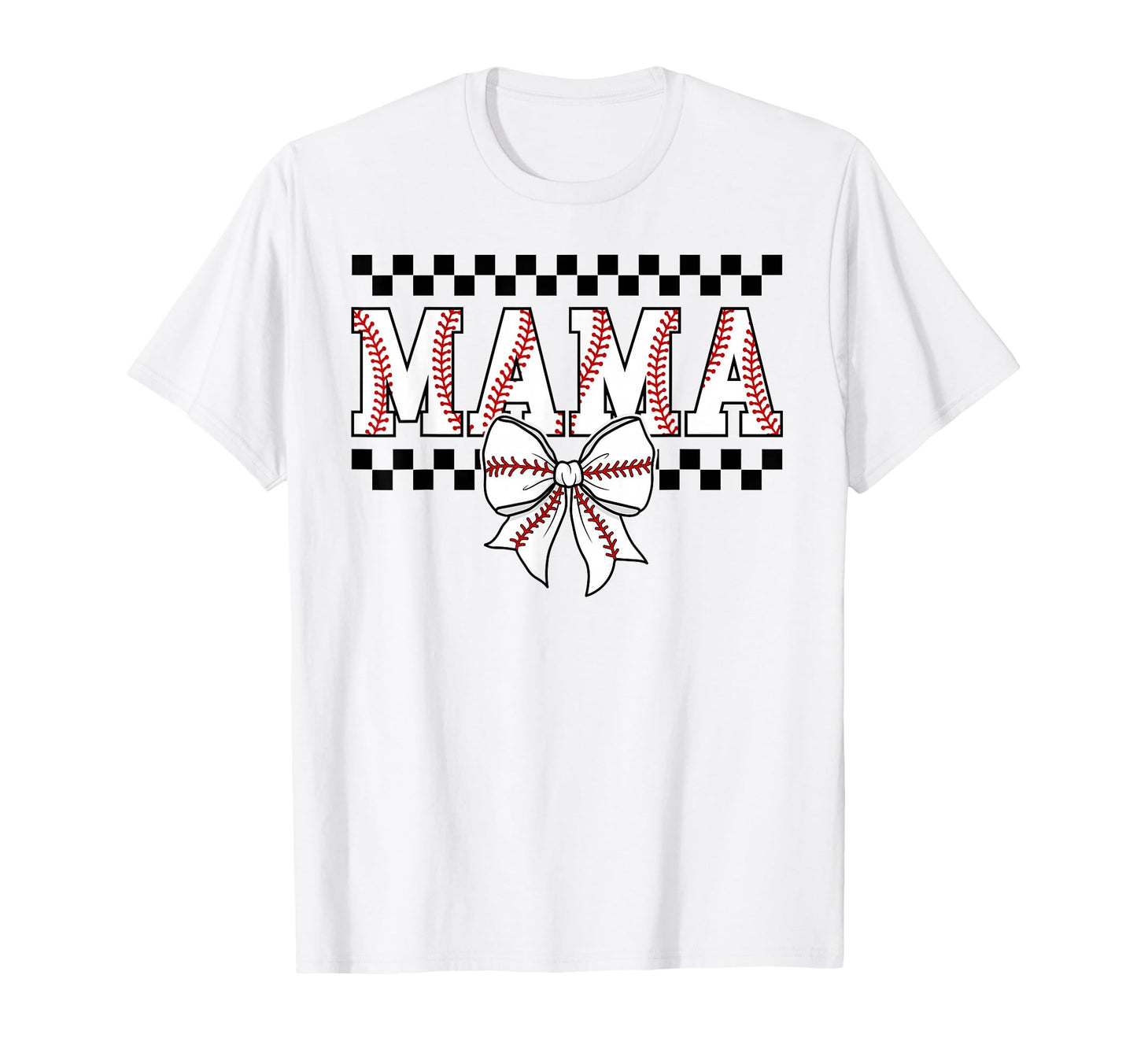 Baseball Mama Coquette Bow Game Day T-Shirt - Trendy Graphic Unisex - T-Shirt, Sweatshirt, Hoodie