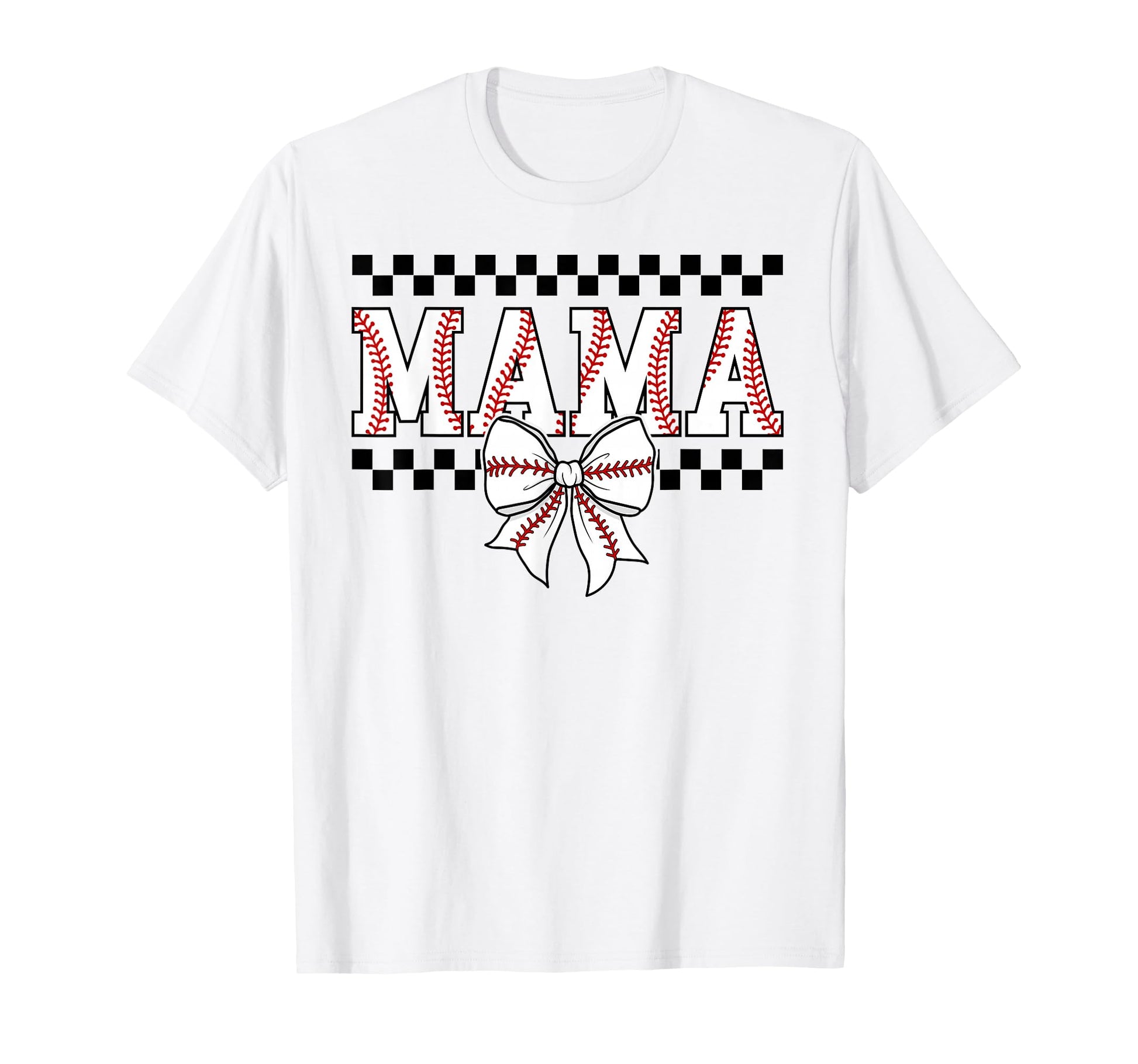Baseball Mama Coquette Bow Game Day T-Shirt - Trendy Graphic Unisex - T-Shirt, Sweatshirt, Hoodie