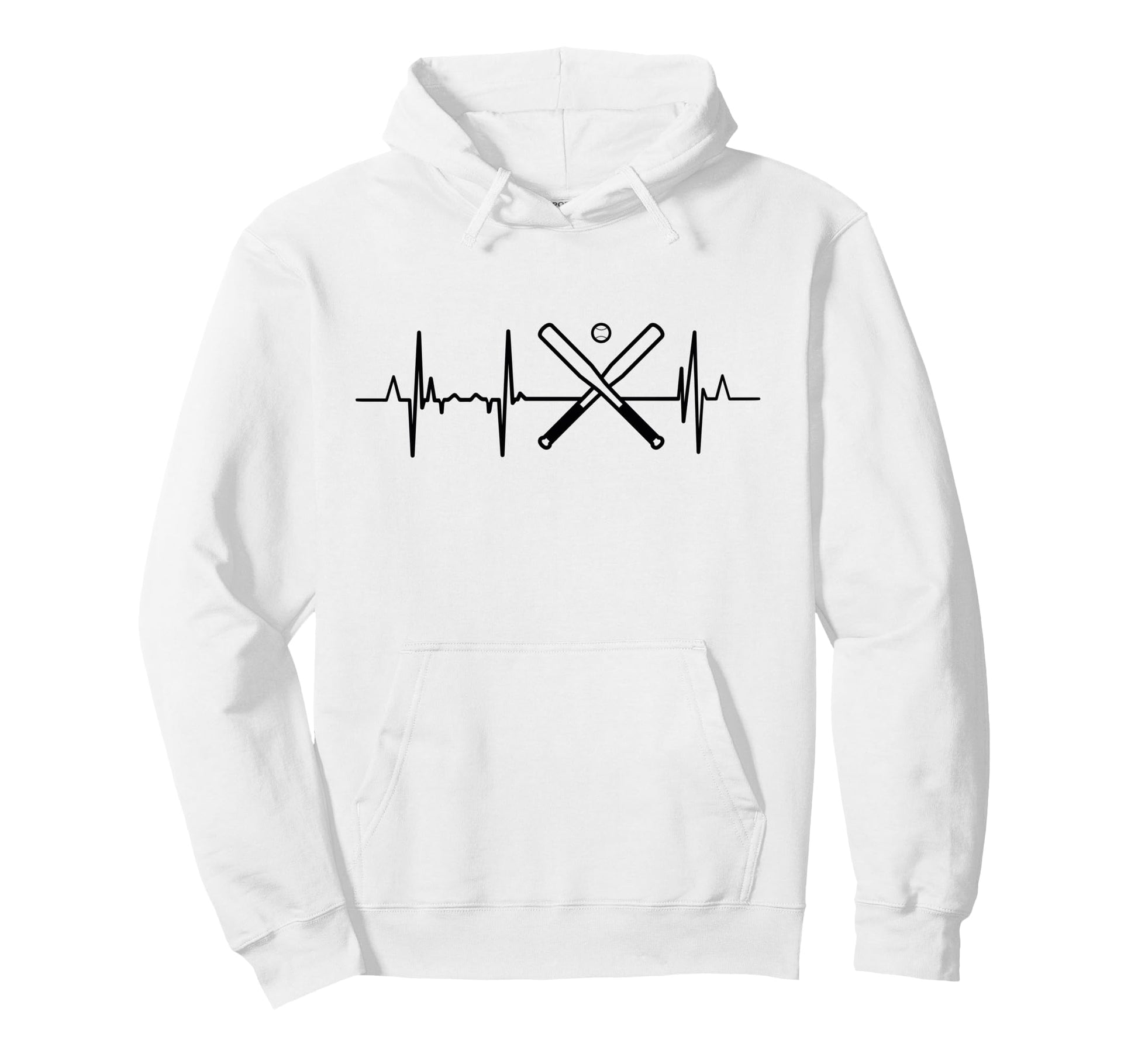 Baseball Heartline Baseball Enthusiast Hoodie - Streetwear Style Unisex - T-Shirt, Sweatshirt, Hoodie
