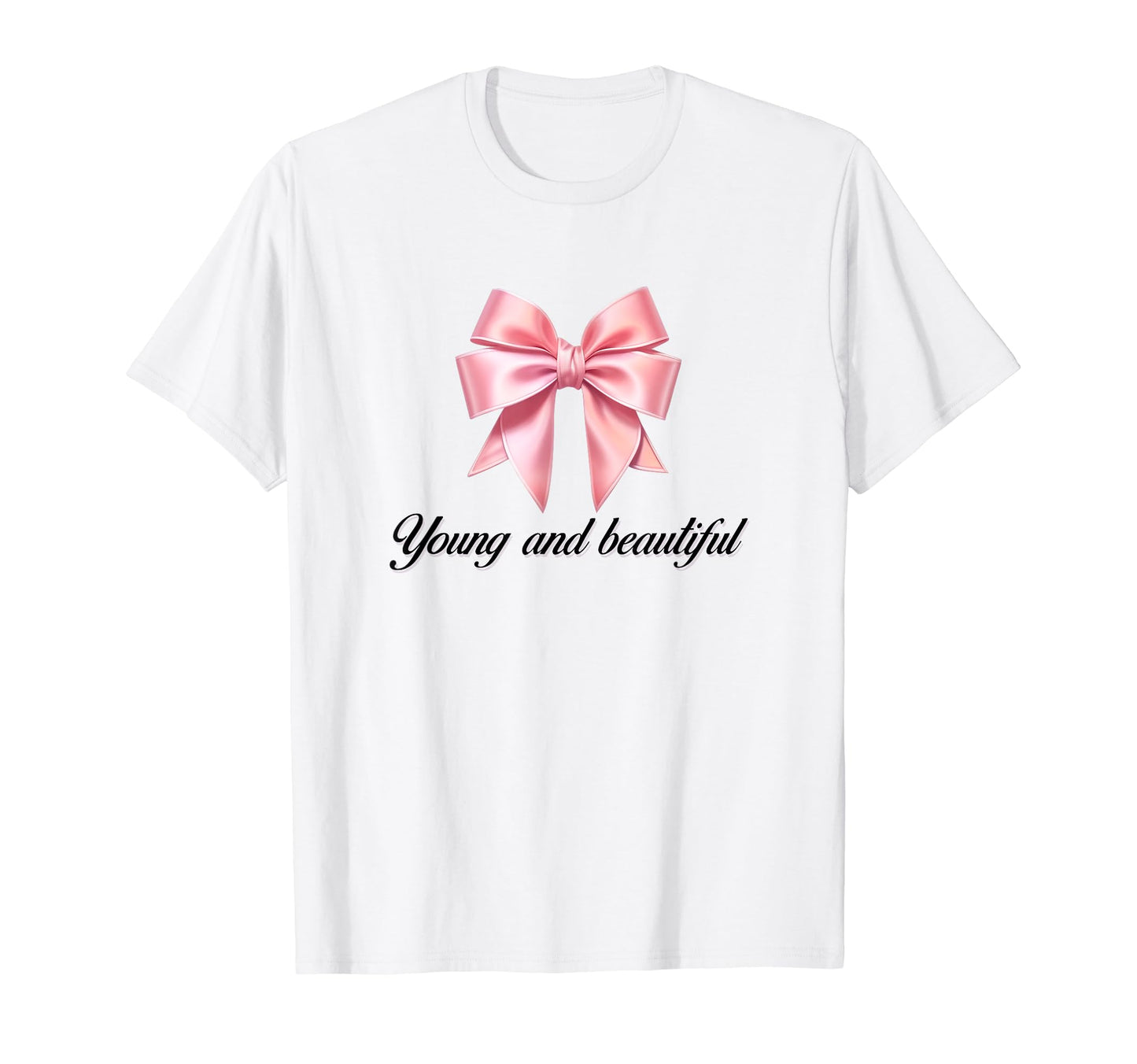 So Real Bow Coquette Girlcore Y2K T-Shirt - Fun Novelty Design for Adults - T-Shirt, Sweatshirt, Hoodie