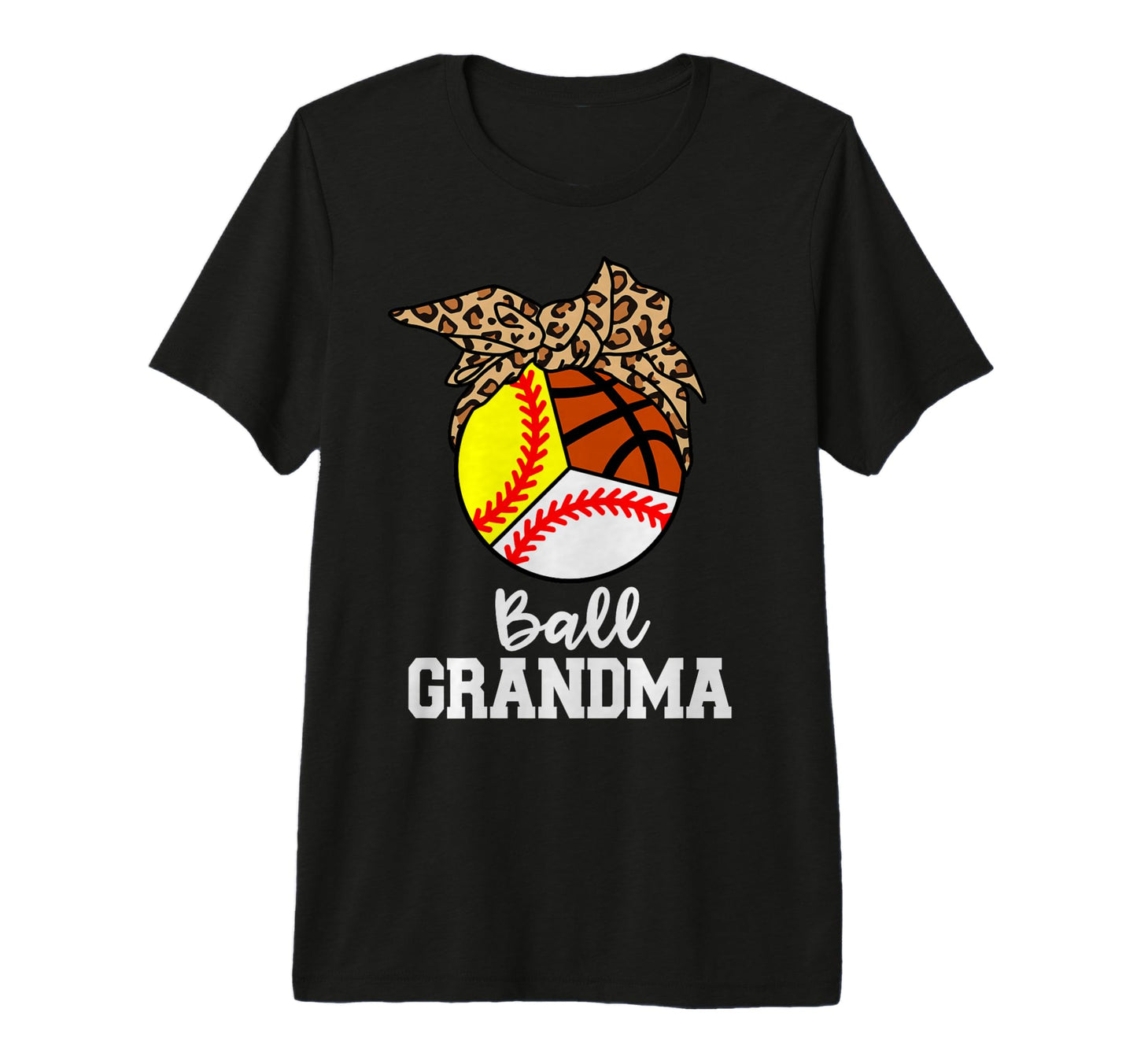 Ball Grandma Baseball Softball T-Shirt - Minimalist Print for Adults - T-Shirt, Sweatshirt, Hoodie