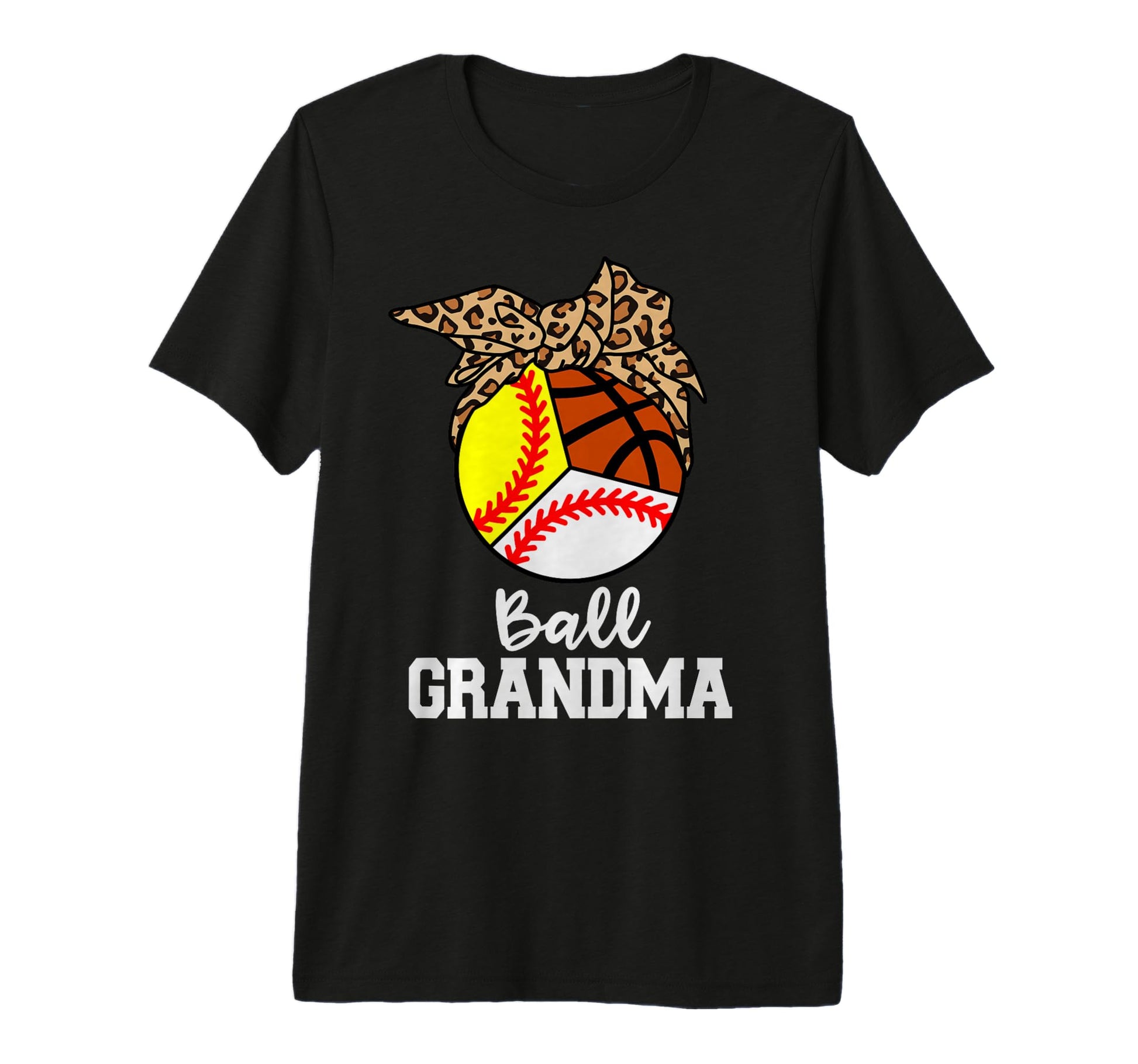 Ball Grandma Baseball Softball T-Shirt - Minimalist Print for Adults - T-Shirt, Sweatshirt, Hoodie