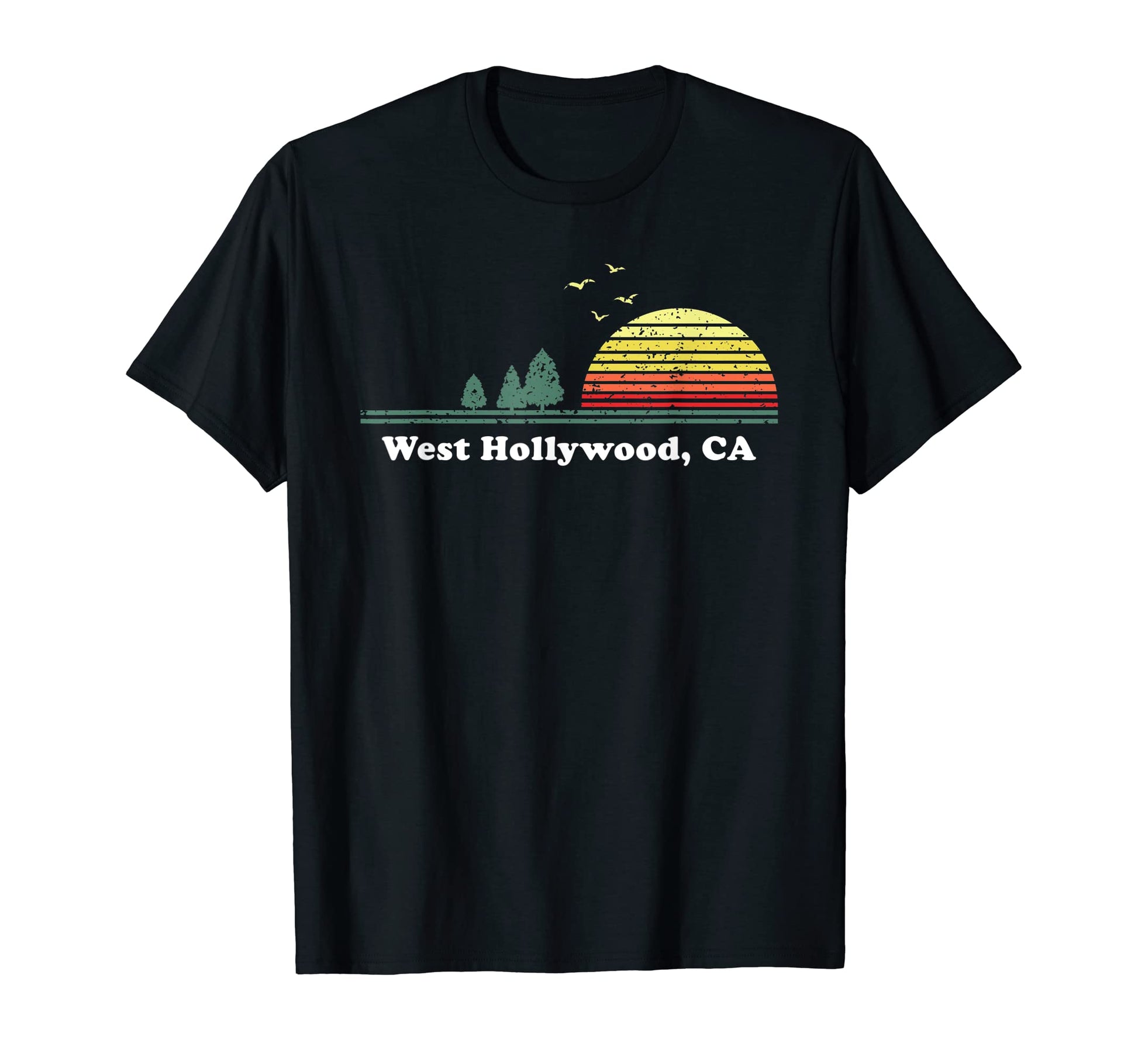 West Hollywood California Home Souvenir T-Shirt - Minimalist Print Unisex - T-Shirt, Sweatshirt, Hoodie