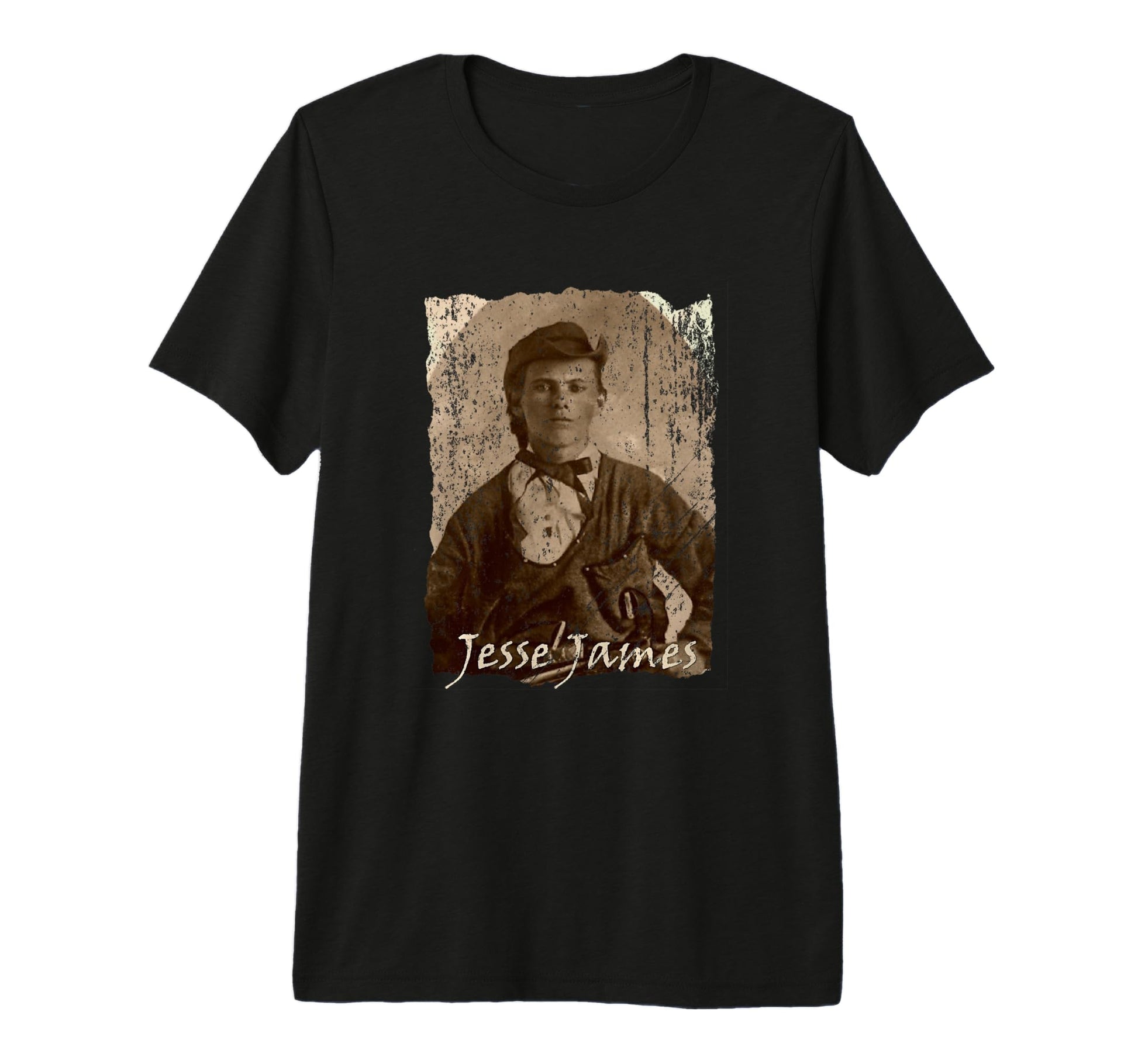 Outlaws Jesse Woodson James Tri Blend T-Shirt - Minimalist Print Men Women - T-Shirt, Sweatshirt, Hoodie