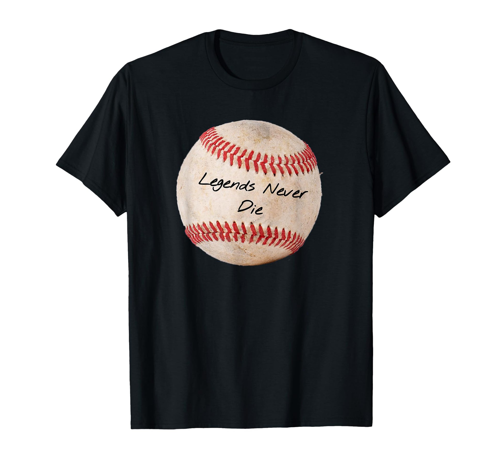 Fantasy Baseball Legends Never Die T-Shirt - Unique Graphic for Adults - T-Shirt, Sweatshirt, Hoodie