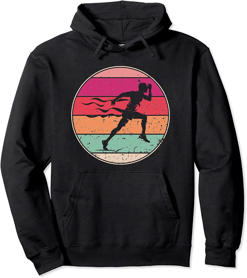 Runner Silhouette Running Sport 80s - Adult & Kids T-Shirts, Sweatshirts & Hoodies apparel design preview 1
