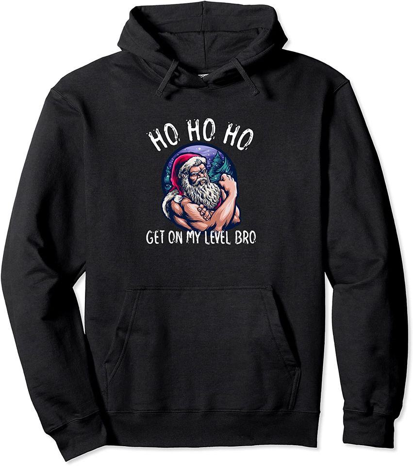 Funny Ho Fit Weight Lifting Santa Claus Gym Clothes - Adult & Kids T-Shirts, Sweatshirts & Hoodies apparel design preview 1